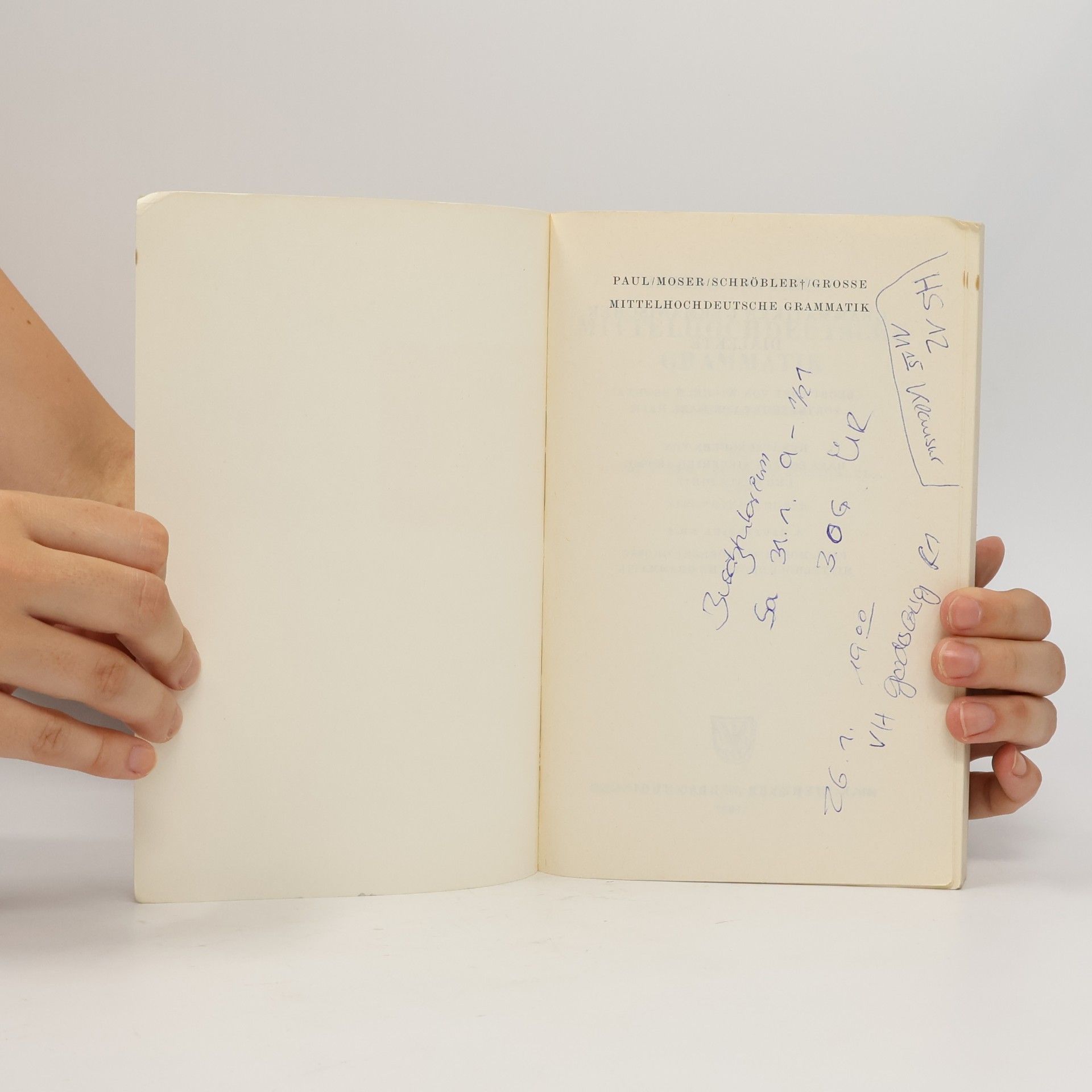 Collectif d'auteurs Mittelhochdeutsche Grammatik