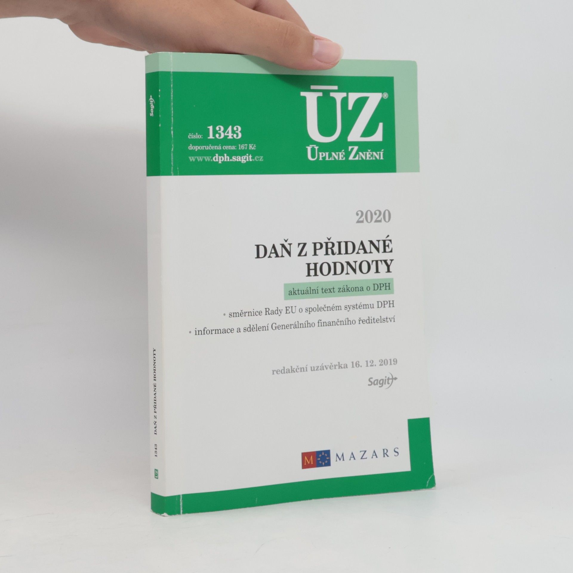 Collectif d'auteurs Daň z přidané hodnoty 2020. Úplné znění