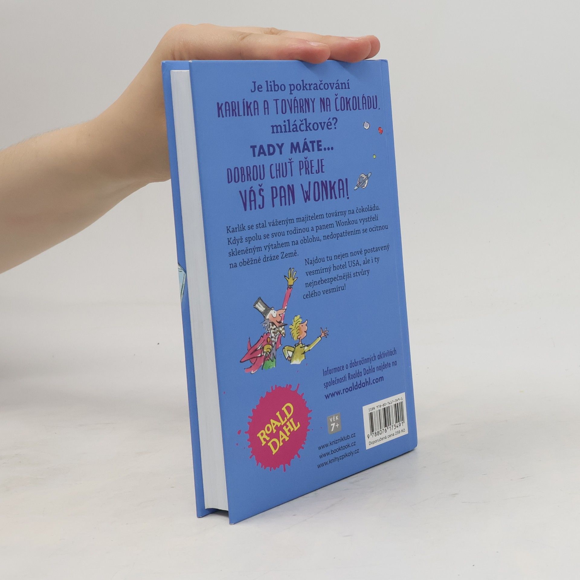 Roald Dahl Karlík a velký skleněný výtah
