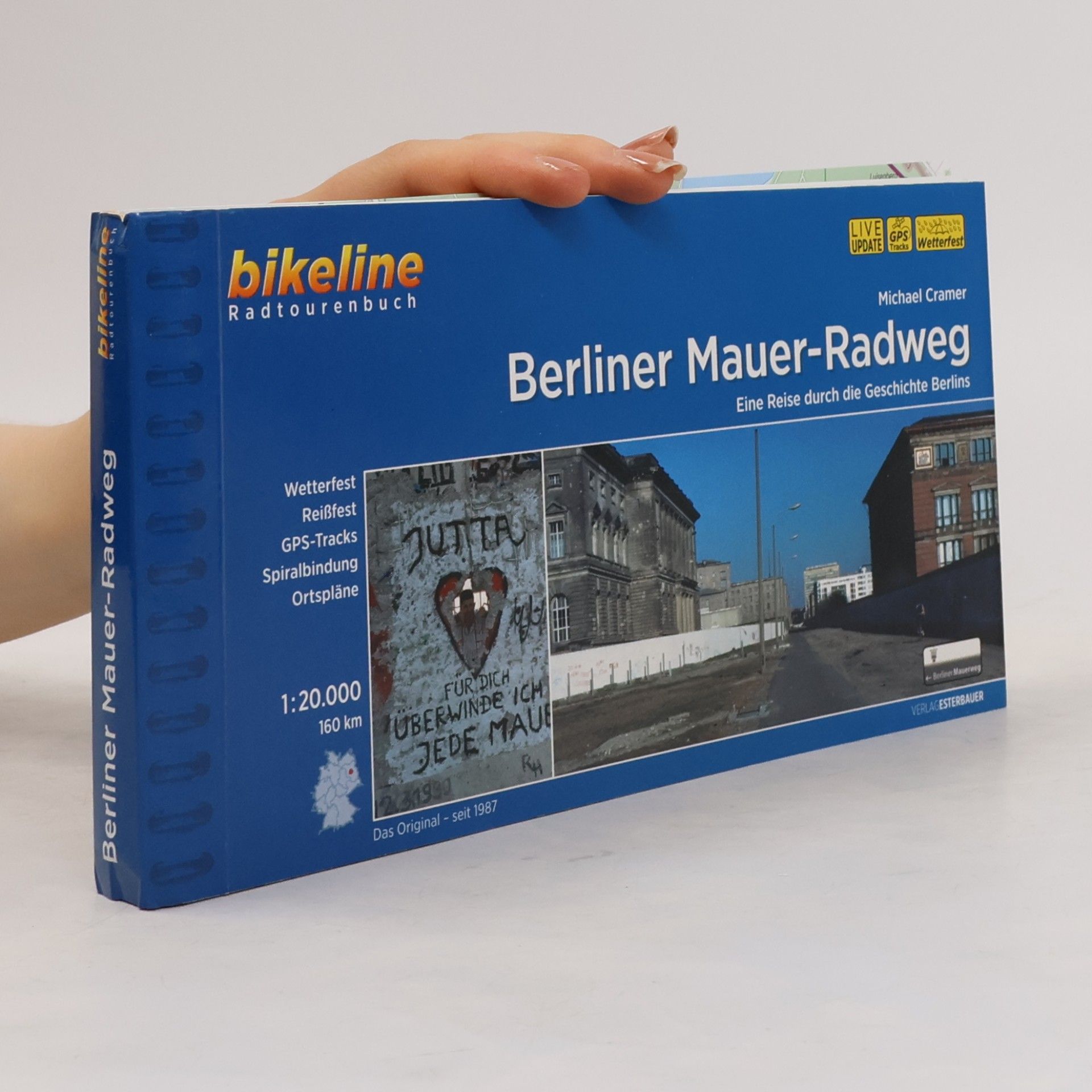 Michael Cramer Bikeline Radtourenbuch: Berliner Mauer-Radweg