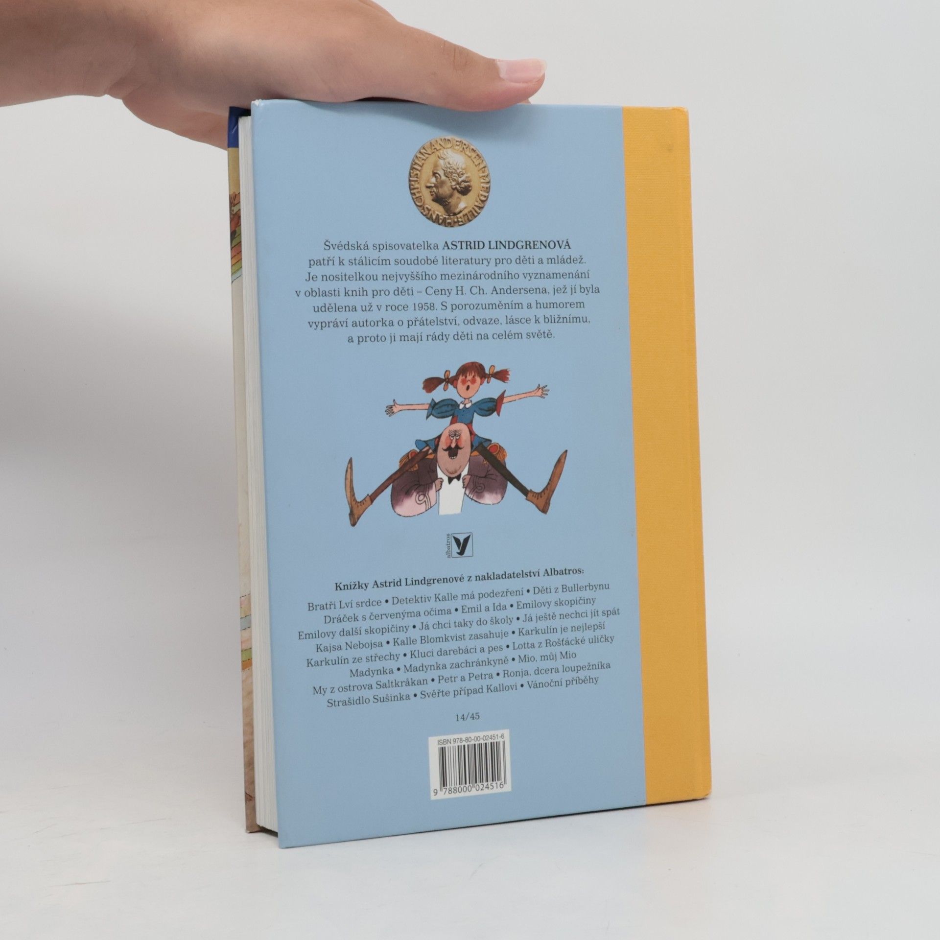 Astrid Lindgren Pipi Dlouhá punčocha