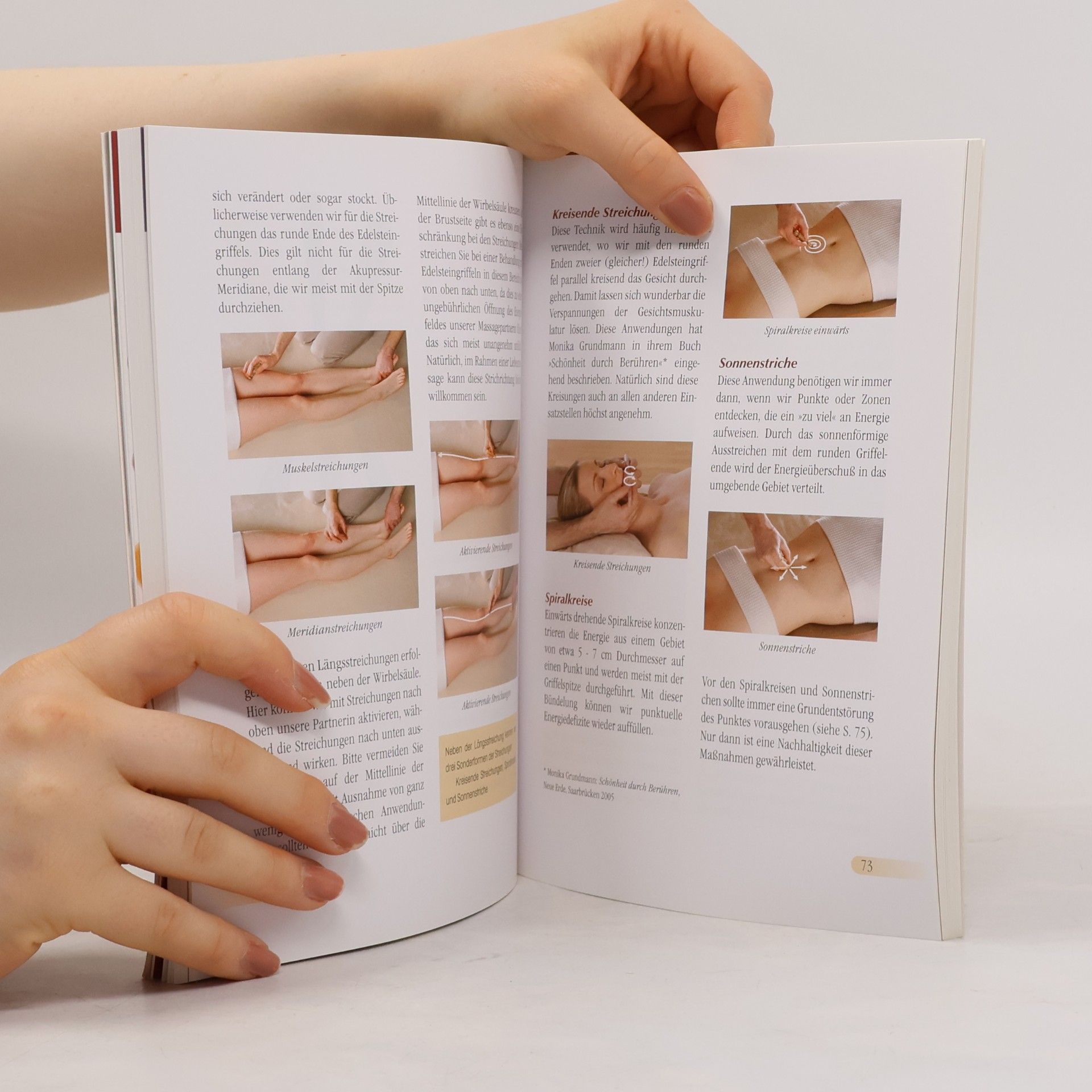 Ewald Kliegel Massage mit Edelsteingriffeln