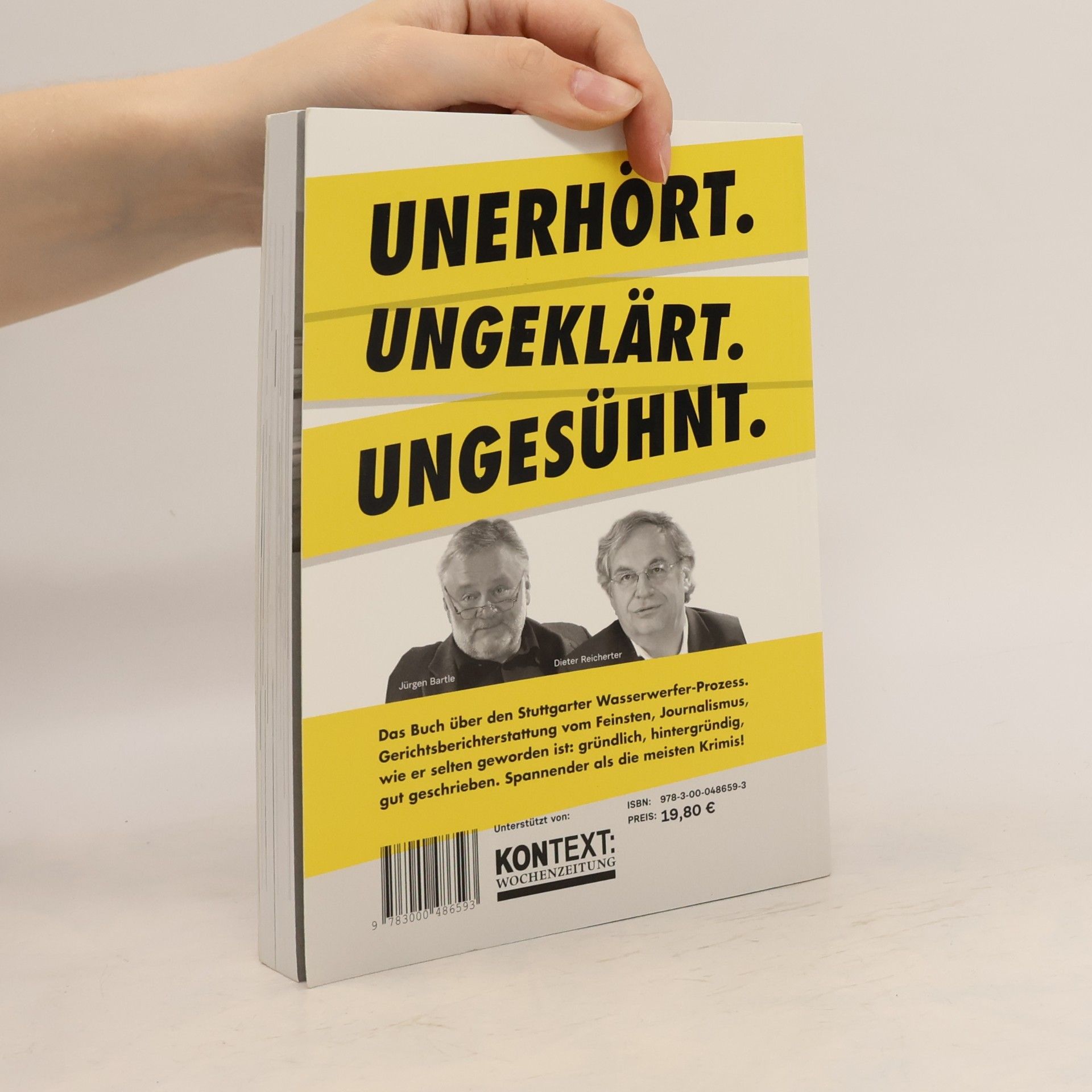 Jürgen Bartle Unerhört, Ungeklärt, Ungesühnt
