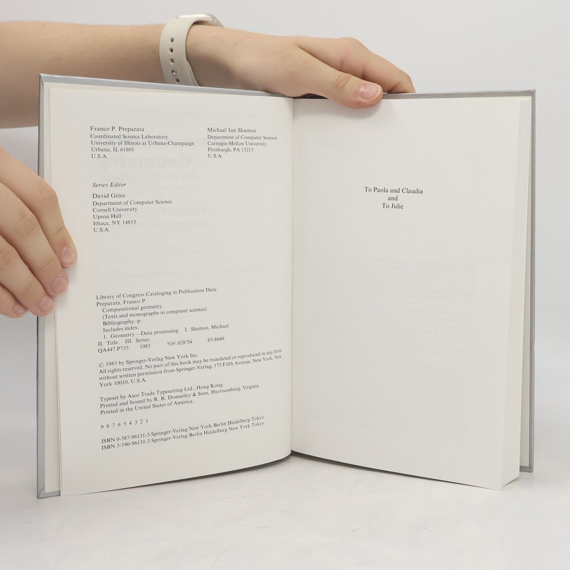 Franco P. Preparata Texts and Monographs in Computer Science: Computational Geometry