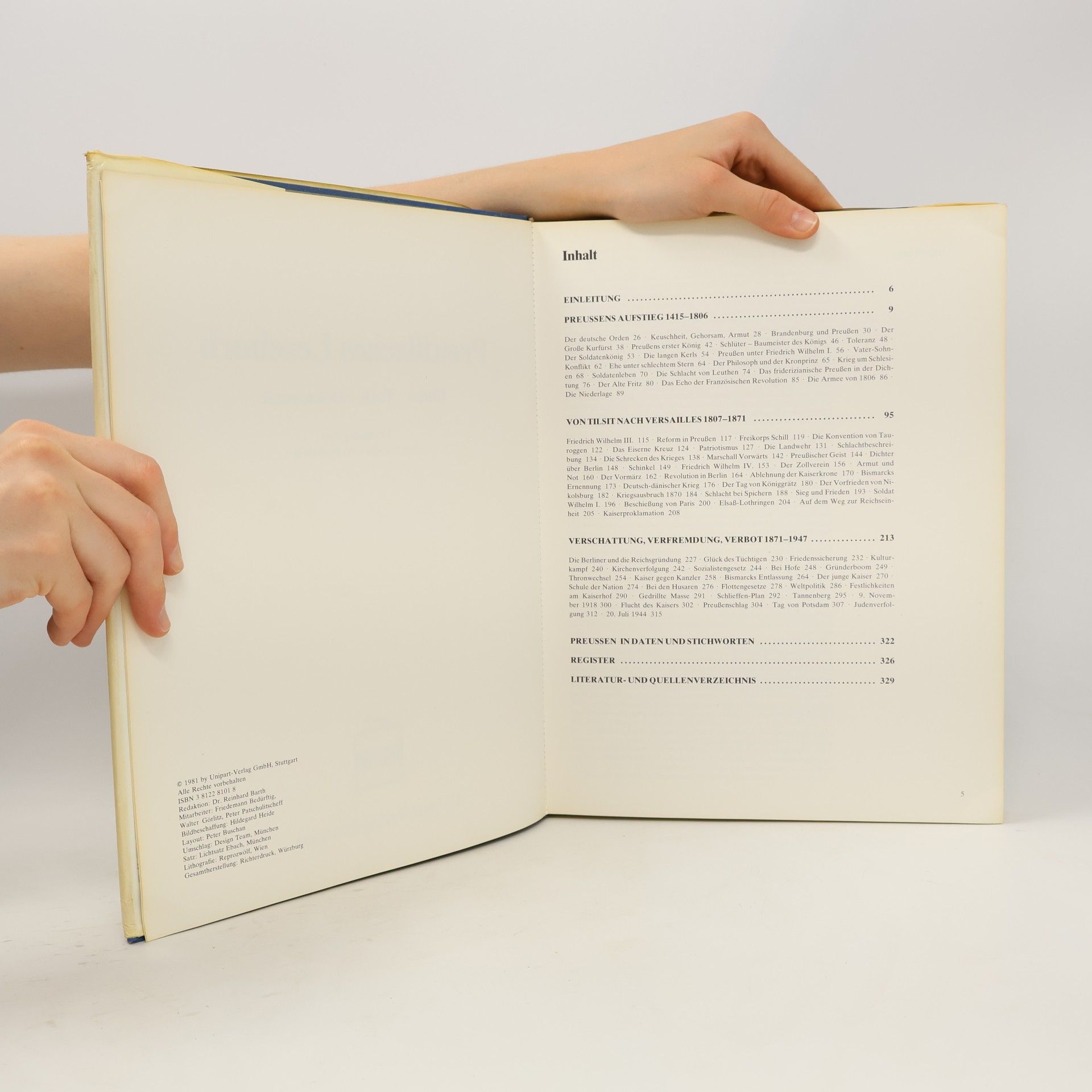 Friedemann Bedürftig Preußisches Lesebuch