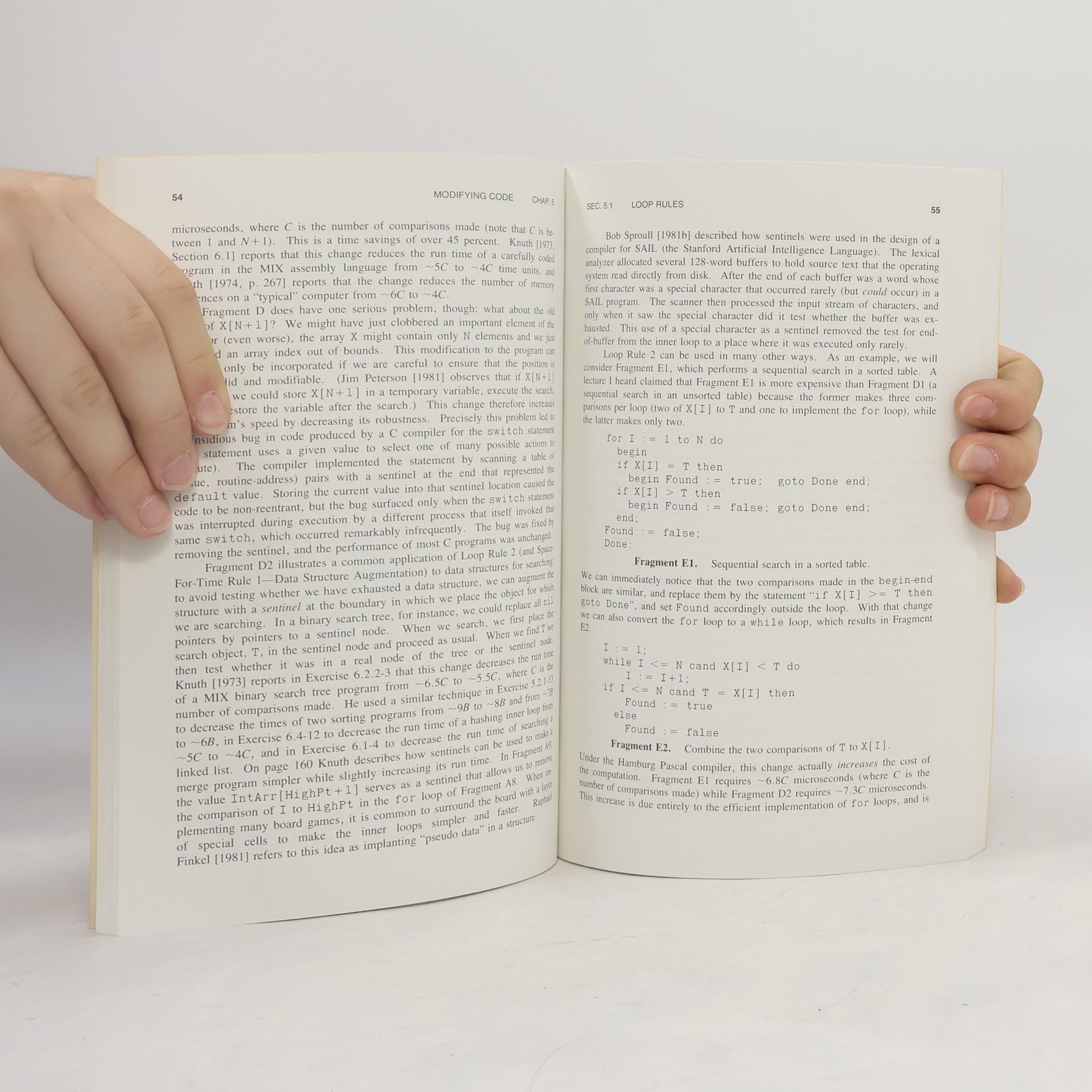 Jon Bentley Prentice-Hall Software Series: Writing Efficient Programs