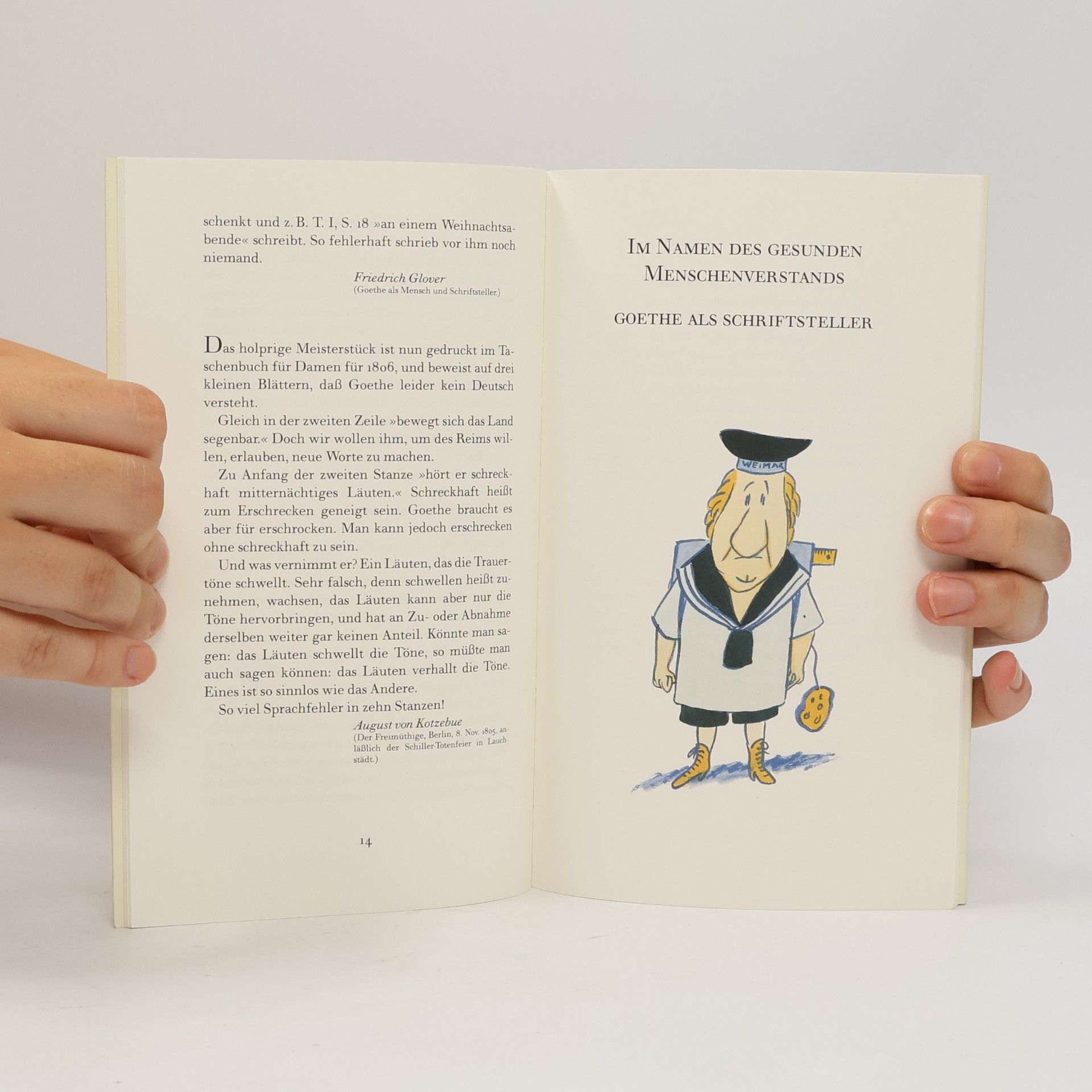 Hans Traxler Der unbegabte Goethe. Der Dichter in mißwollenden Zeugnissen seiner Mitlebenden