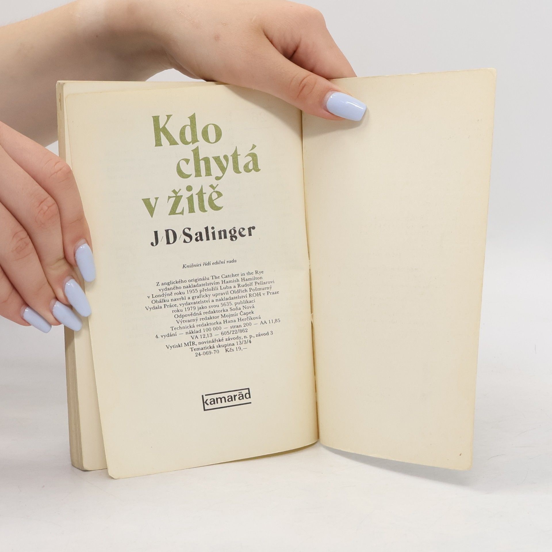 J. D. Salinger Kdo chytá v žitě