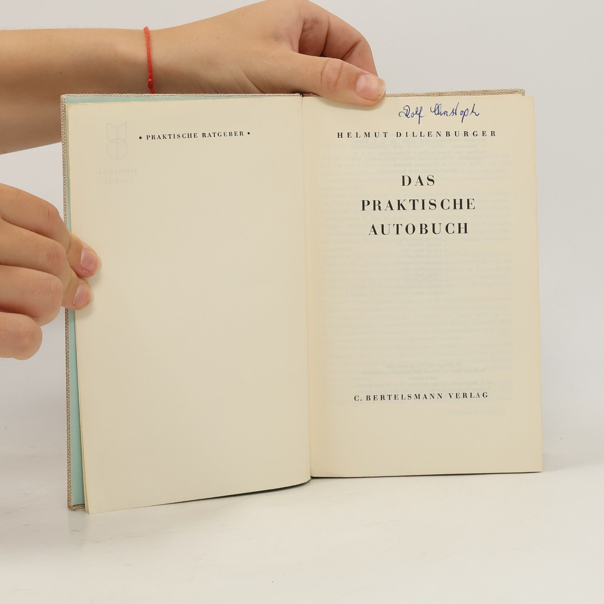 Helmut Dillenburger Das Praktische Autobuch