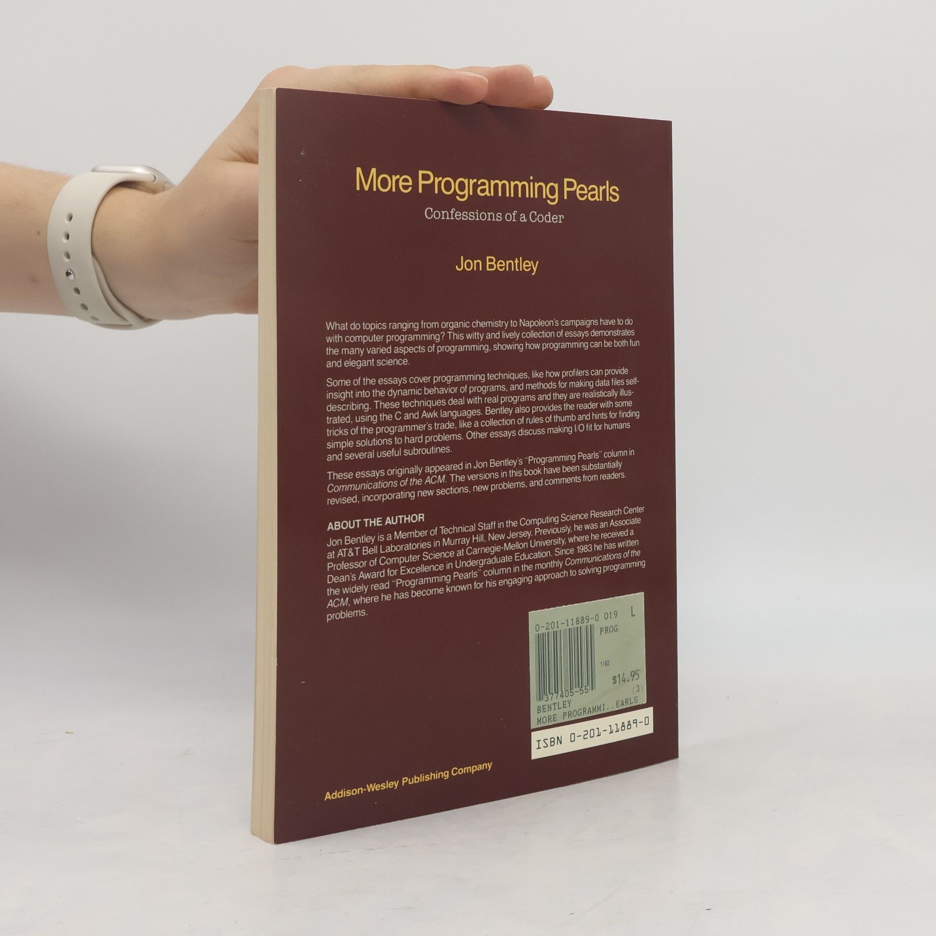 Jon L. Bentley More Programming Pearls