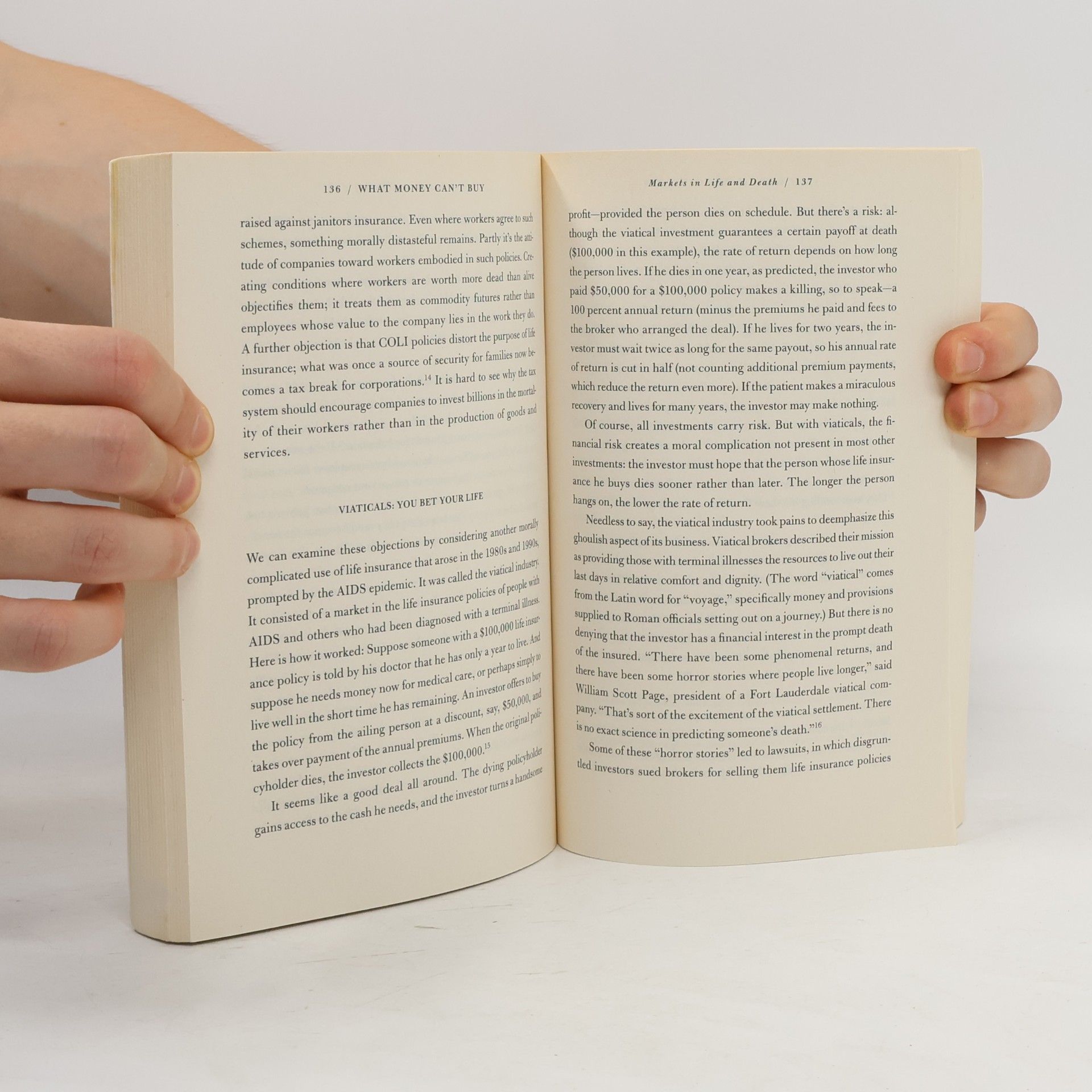 Michael Sandel What Money Can't Buy. Was man für Geld nicht kaufen kann, Englische Ausgabe