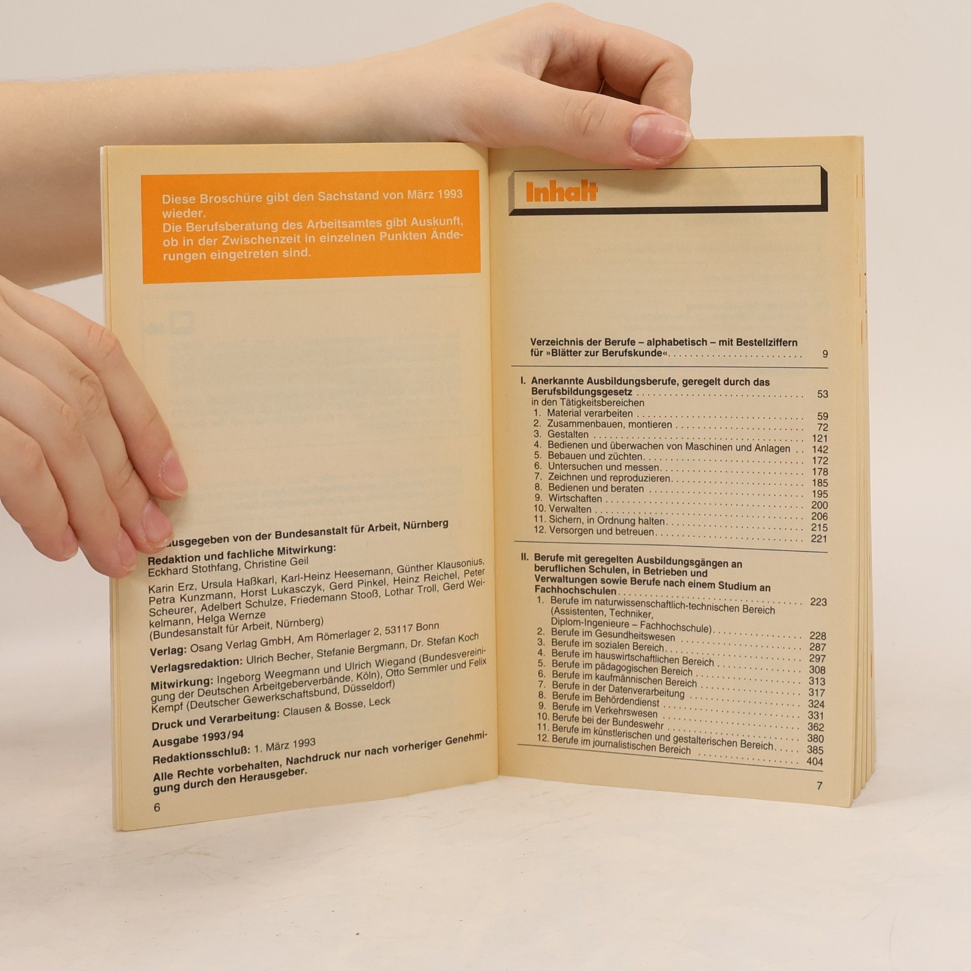 Autorenkollektiv Beruf Aktuell 1993/94