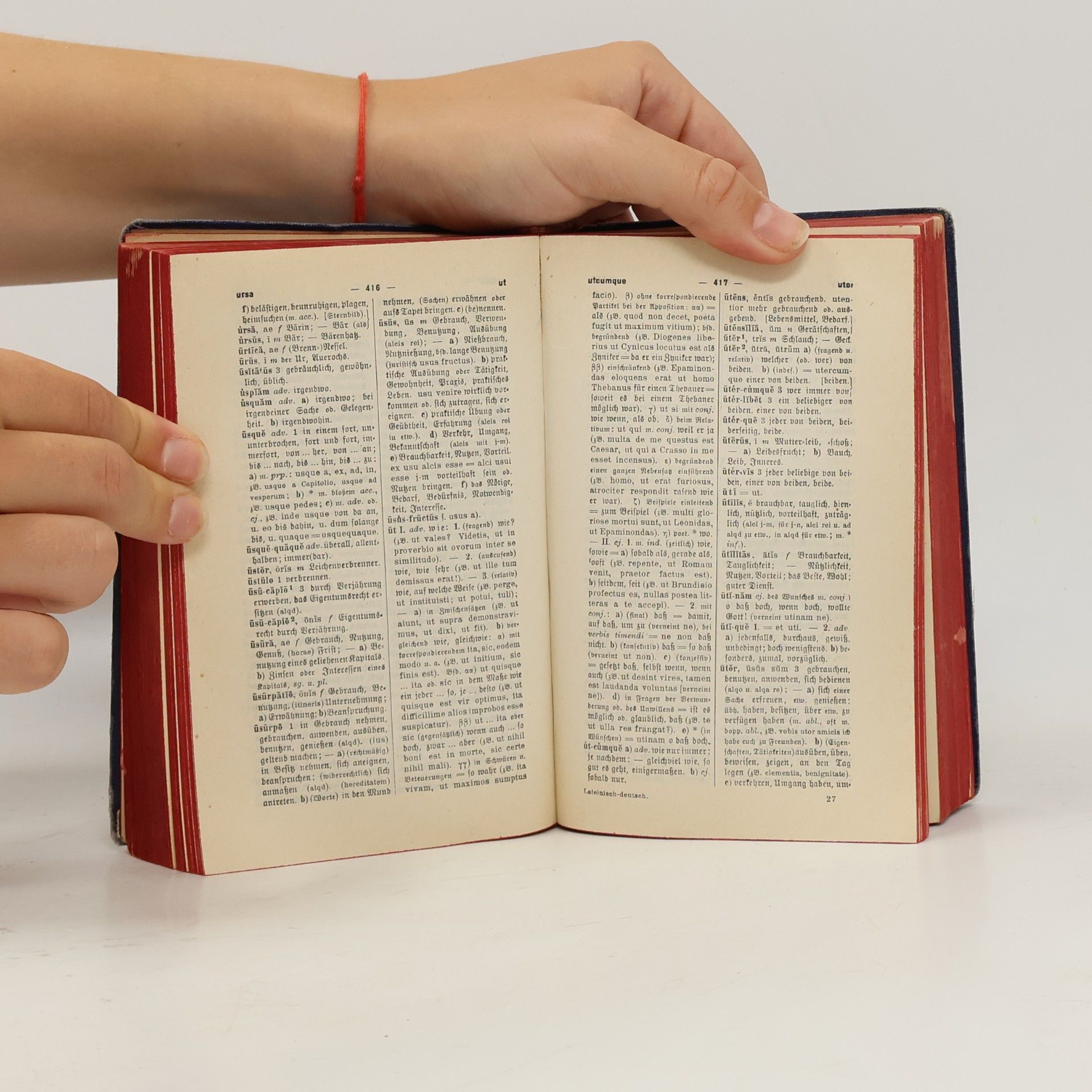 Hermann Menge Taschenwörterbuch der lateinischen und deutschen Sprache. Teil 1. Lateinisch-deutsch