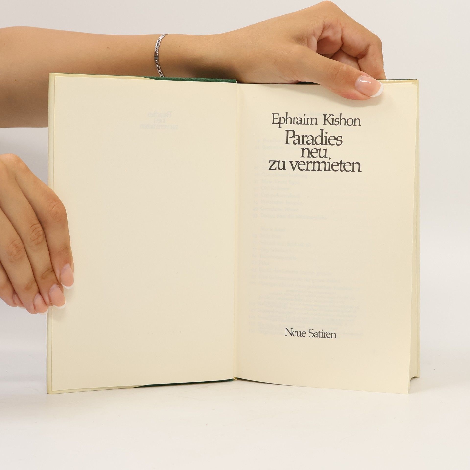 Ephraim Kishon Paradies neu zu vermieten