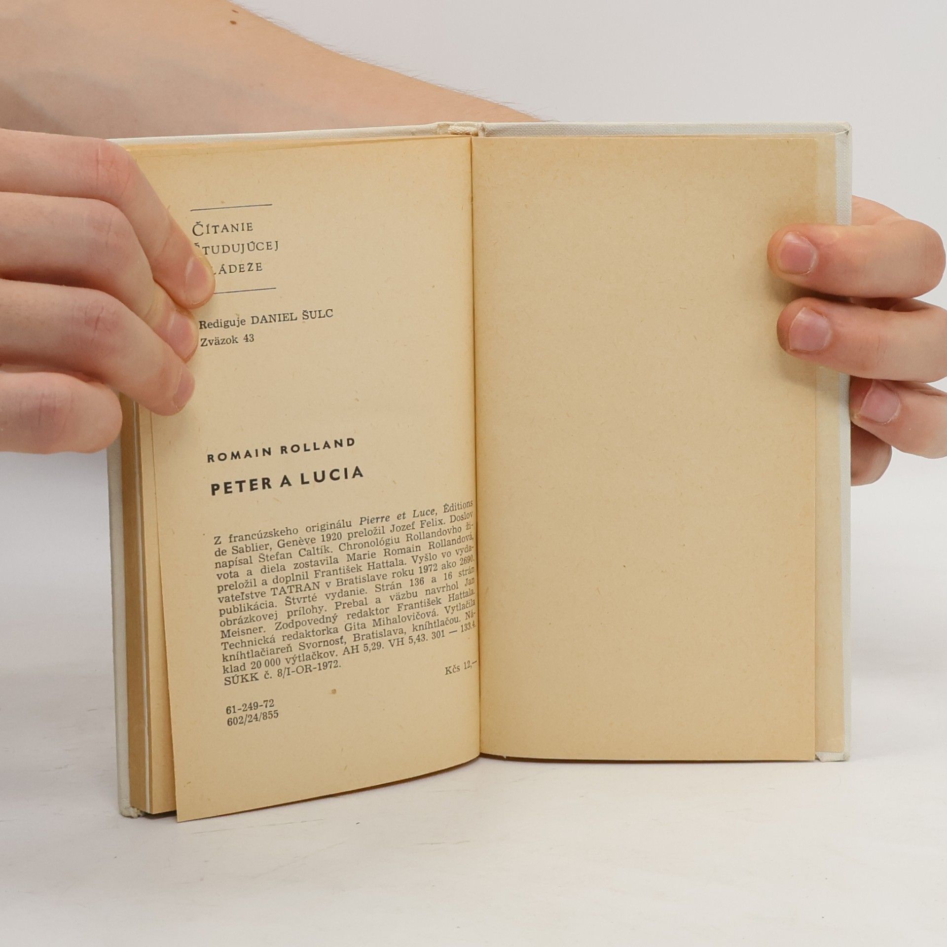 Romain Rolland Peter a Lucia