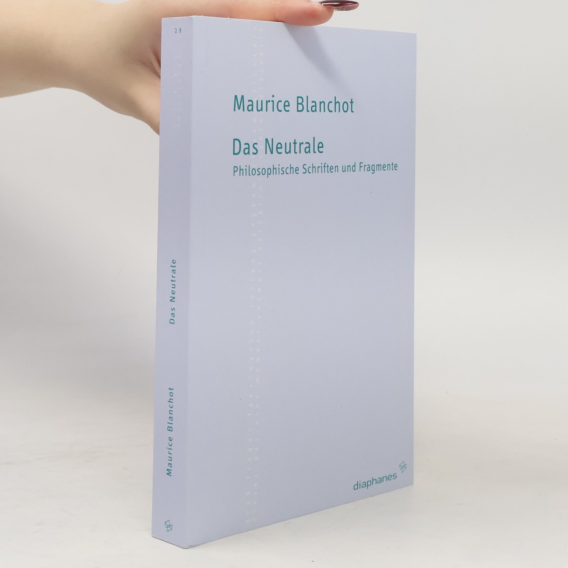 Maurice Blanchot Das Neutrale