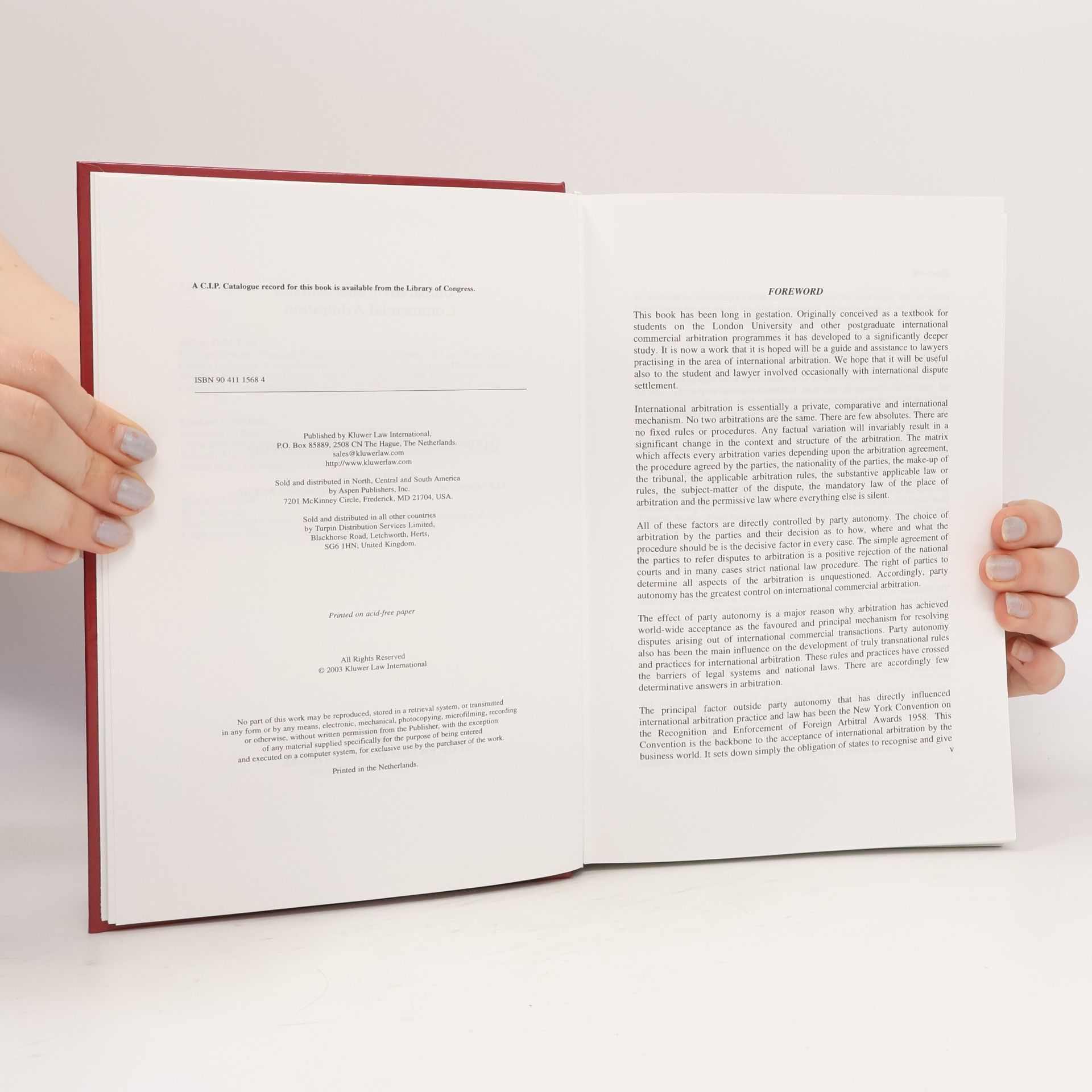 Julian D. M. Lew Comparative International Commercial Arbitration