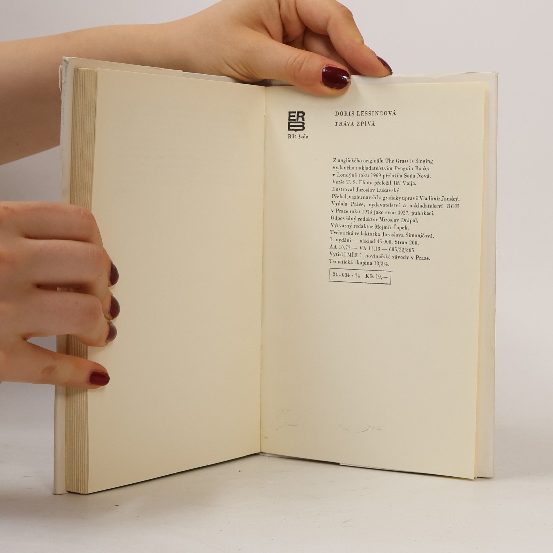 Doris Lessing Tráva zpívá