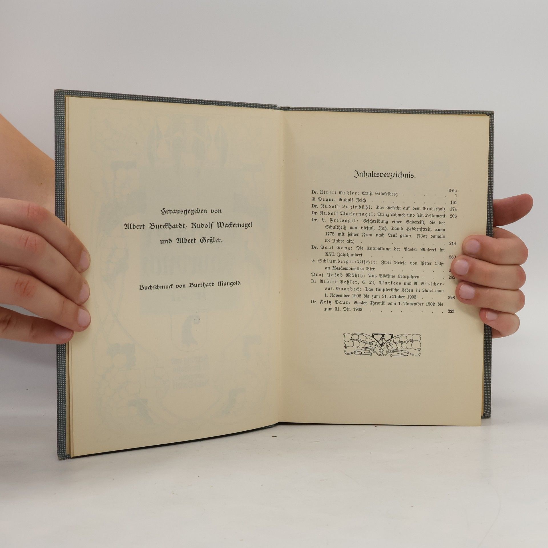 Autorenkollektiv Basler Jahrbuch 1904
