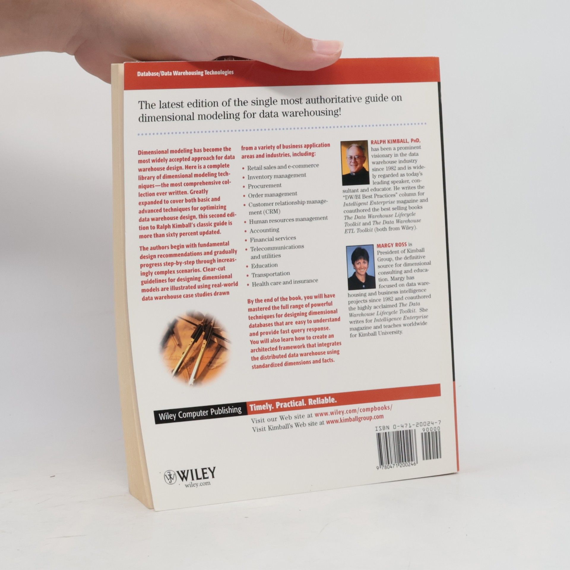 Ralph Kimball The Data Warehouse Toolkit. The Complete Guide to Dimensional Modeling