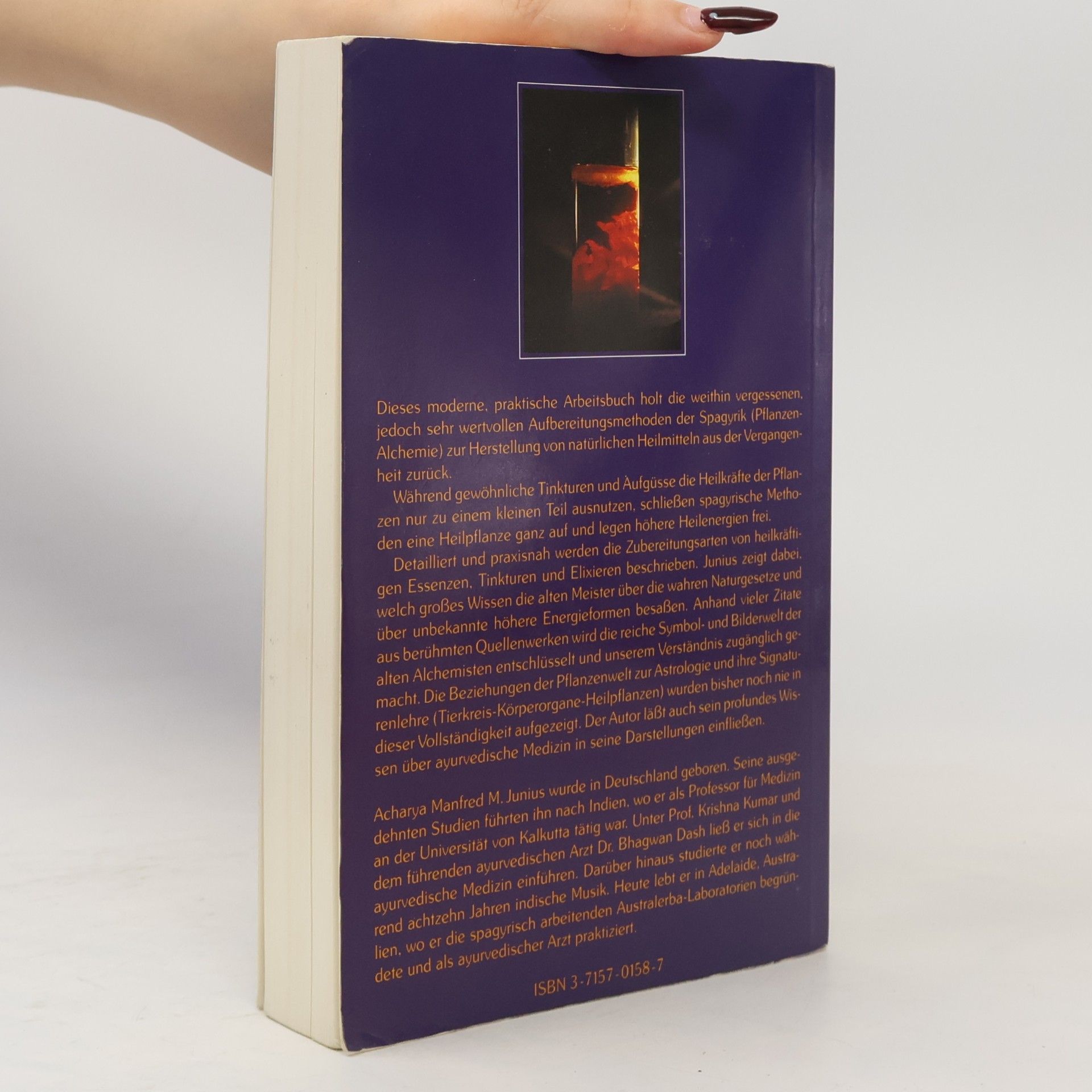 Manfred M. Junius Praktisches Handbuch der Pflanzen-Alchemie