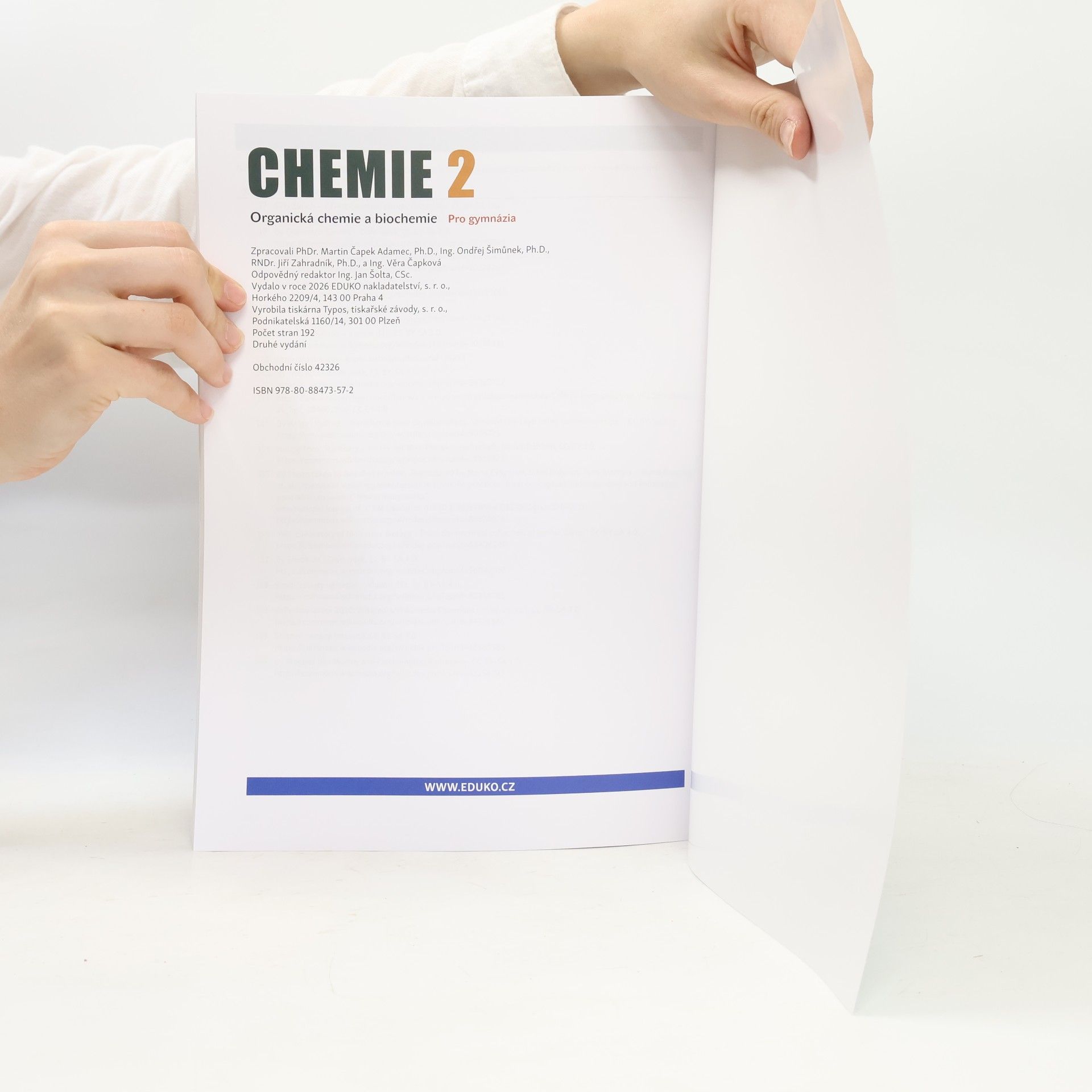 Martin Čapek Adamec Chemie 2