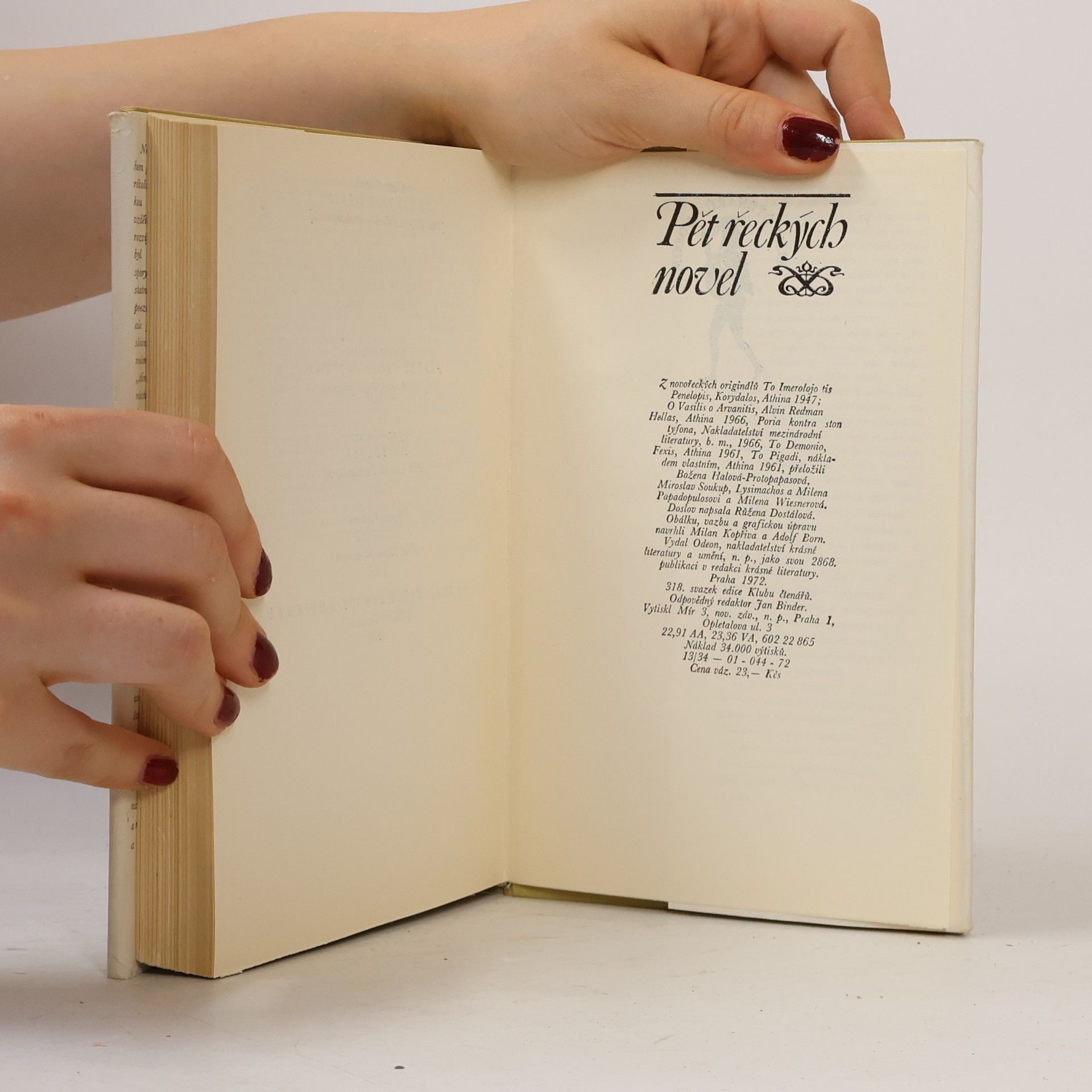 Autorenkollektiv Pět řeckých novel