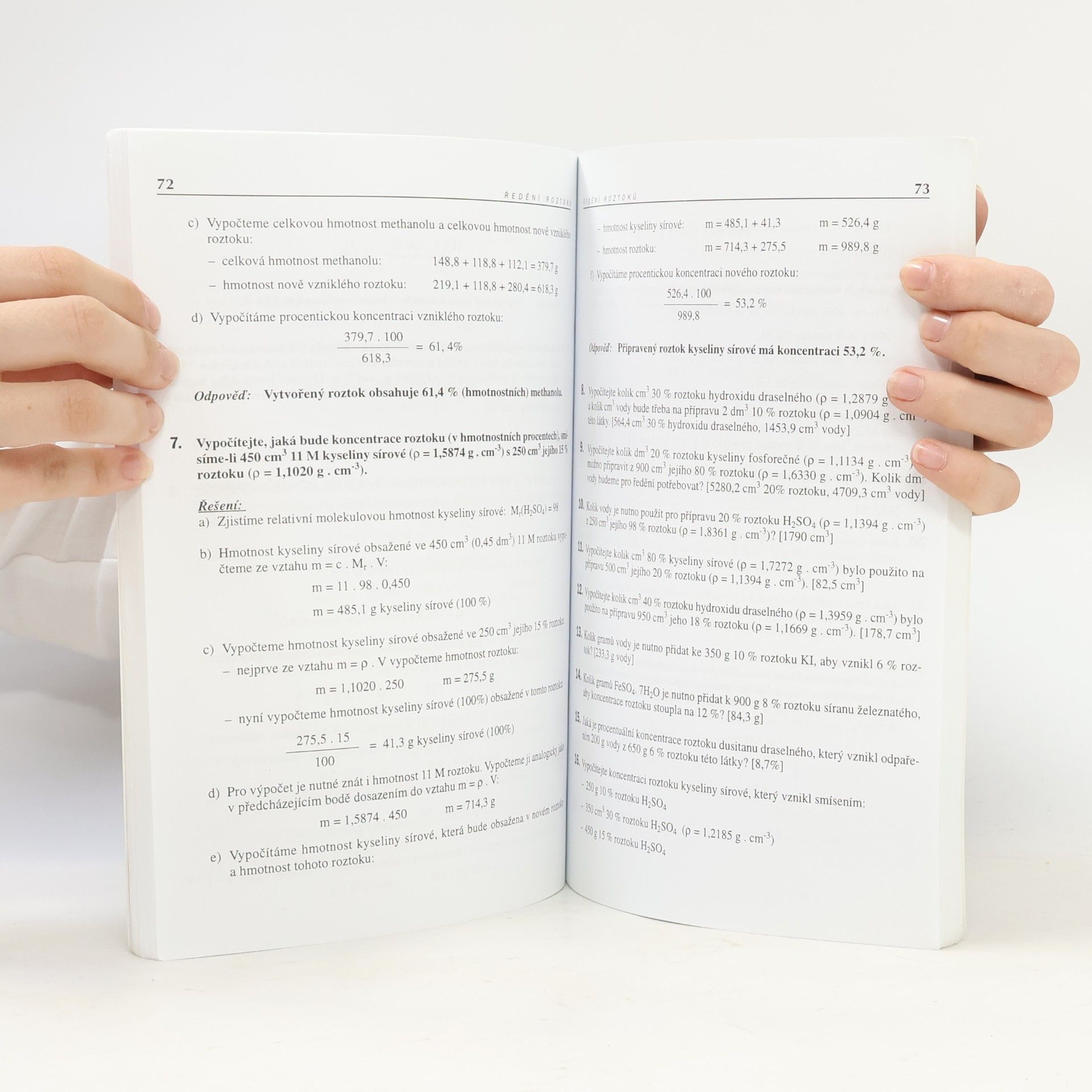 Aleš Mareček Chemie. Sbírka příkladů pro studenty středních škol
