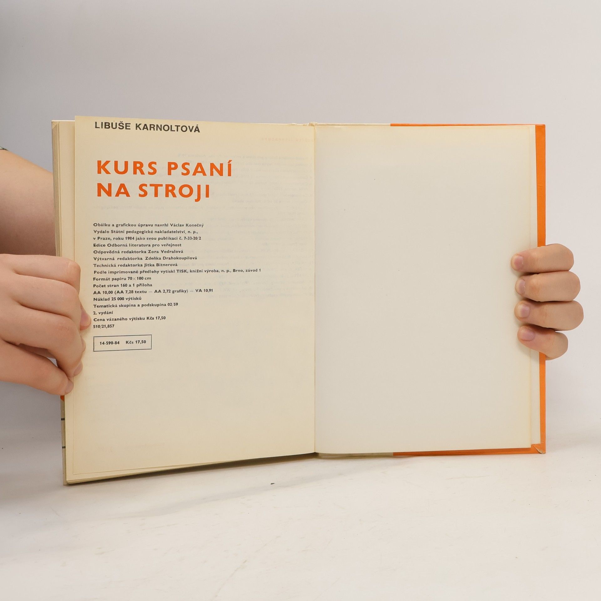Libuše Karnoltová Kurs psaní na stroji