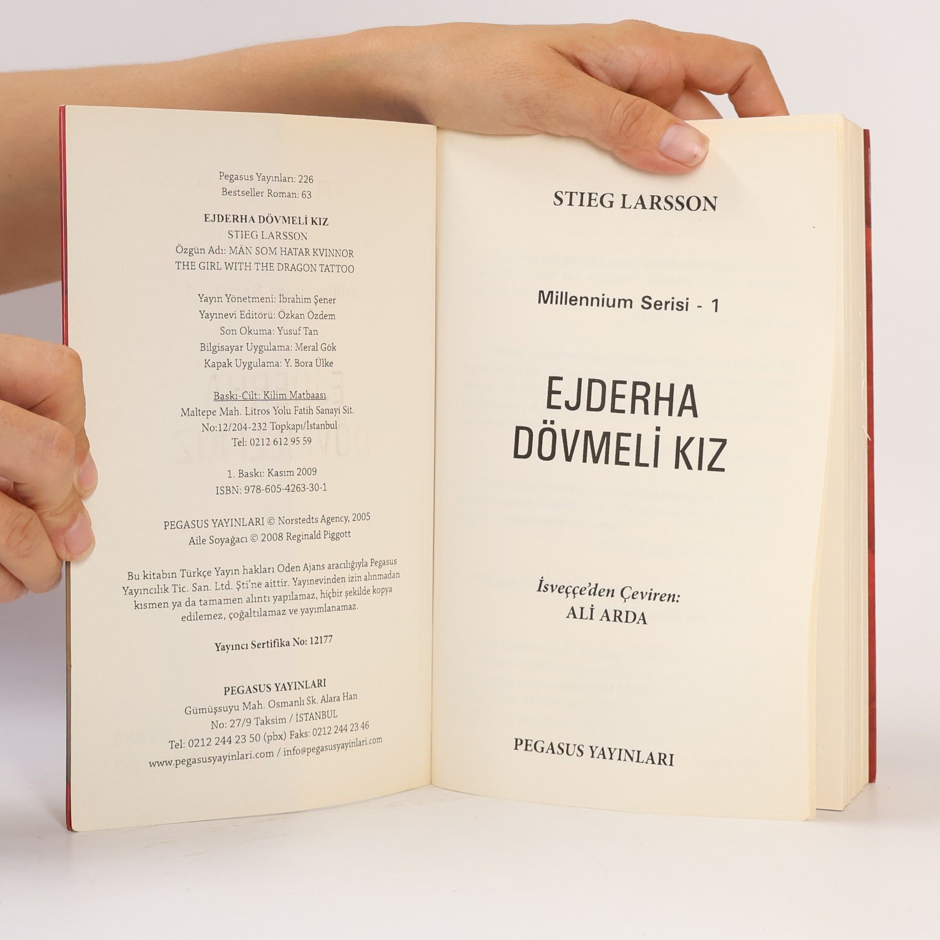 Stieg Larsson Millennium - 1: Ejderha Dövmeli Kız