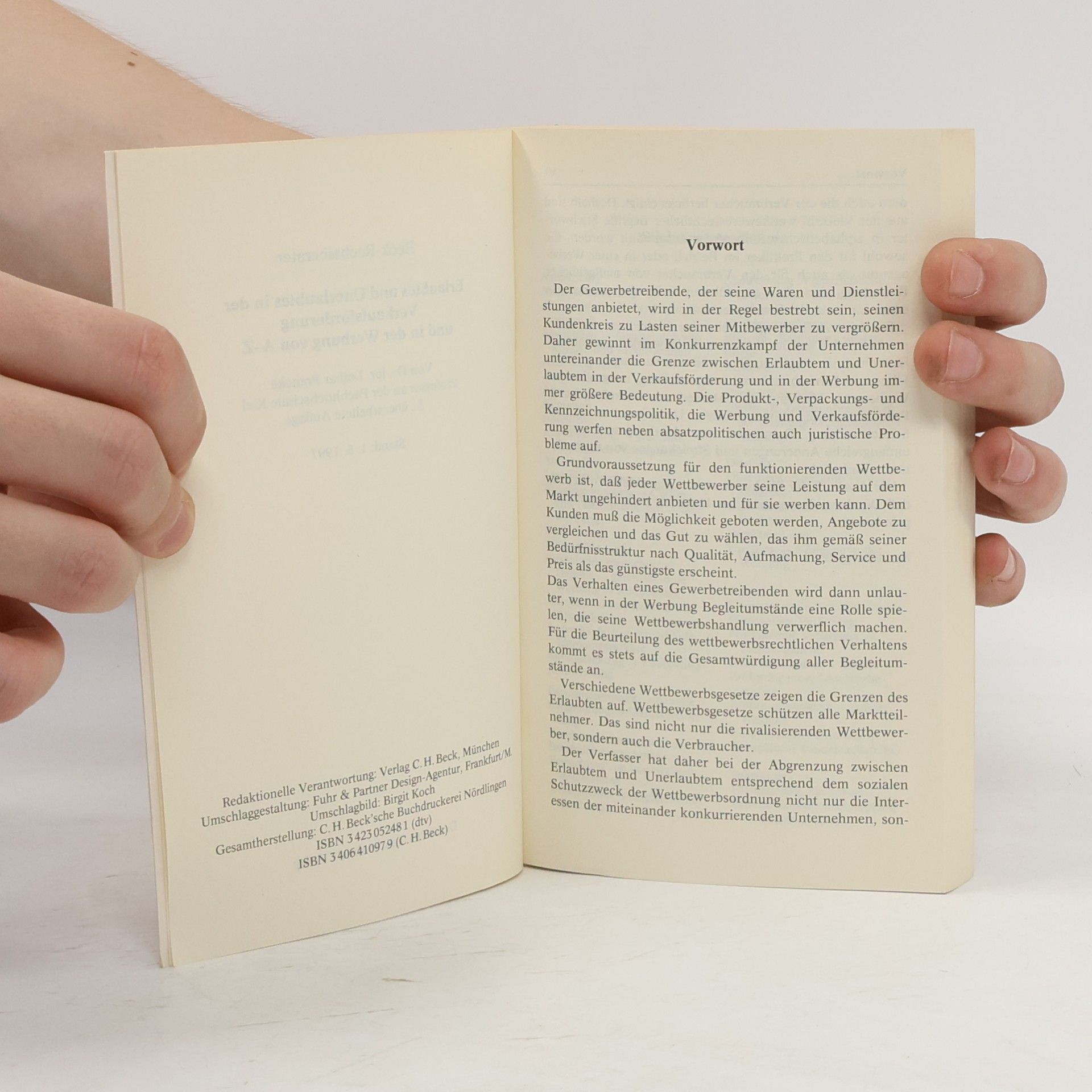 Lothar Francke Beck-Rechtsberater: Erlaubtes und Unerlaubtes in der Verkaufsförderung und in der Werbung von A-Z - 3. Auflage