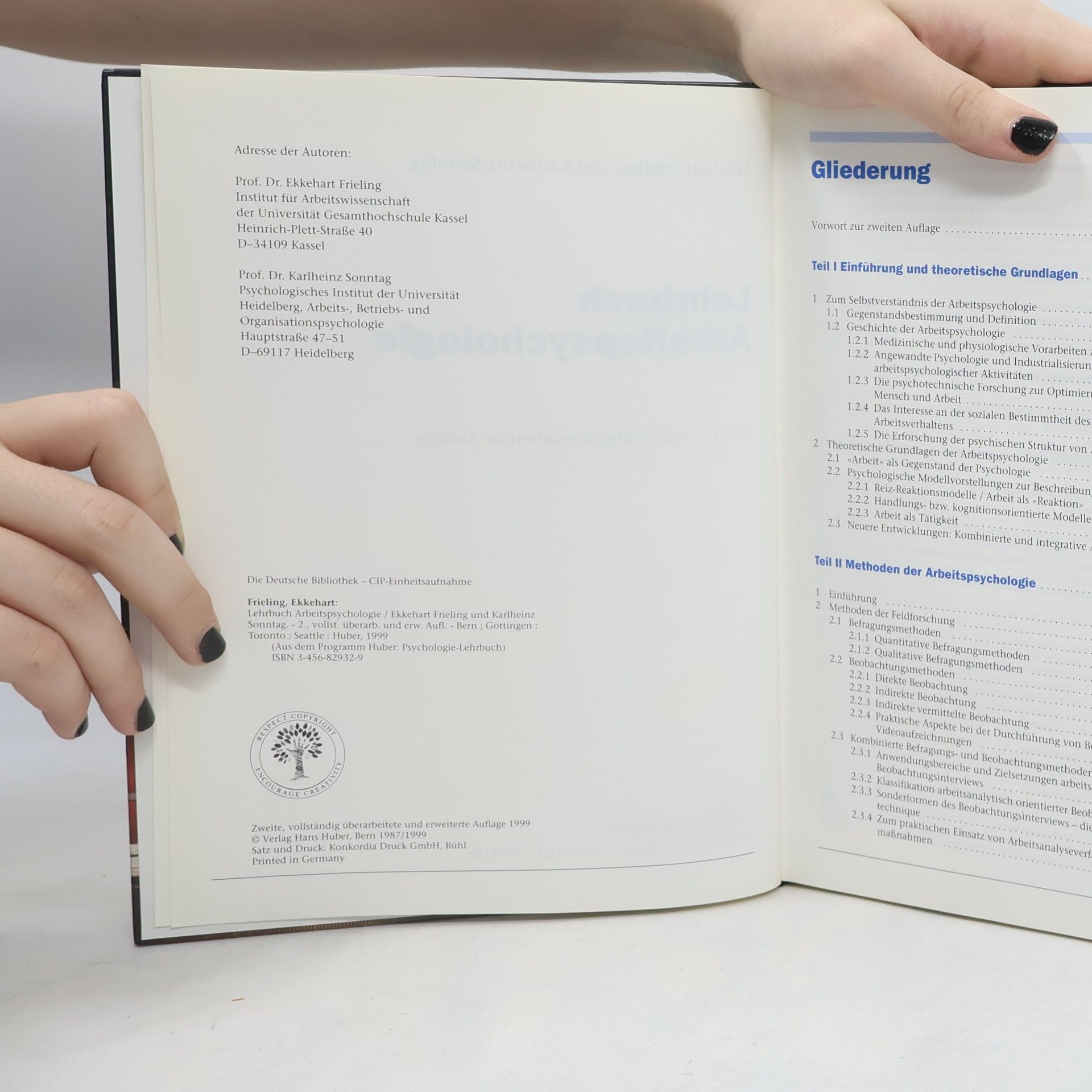Ekkehart Frieling Lehrbuch Arbeitspsychologie