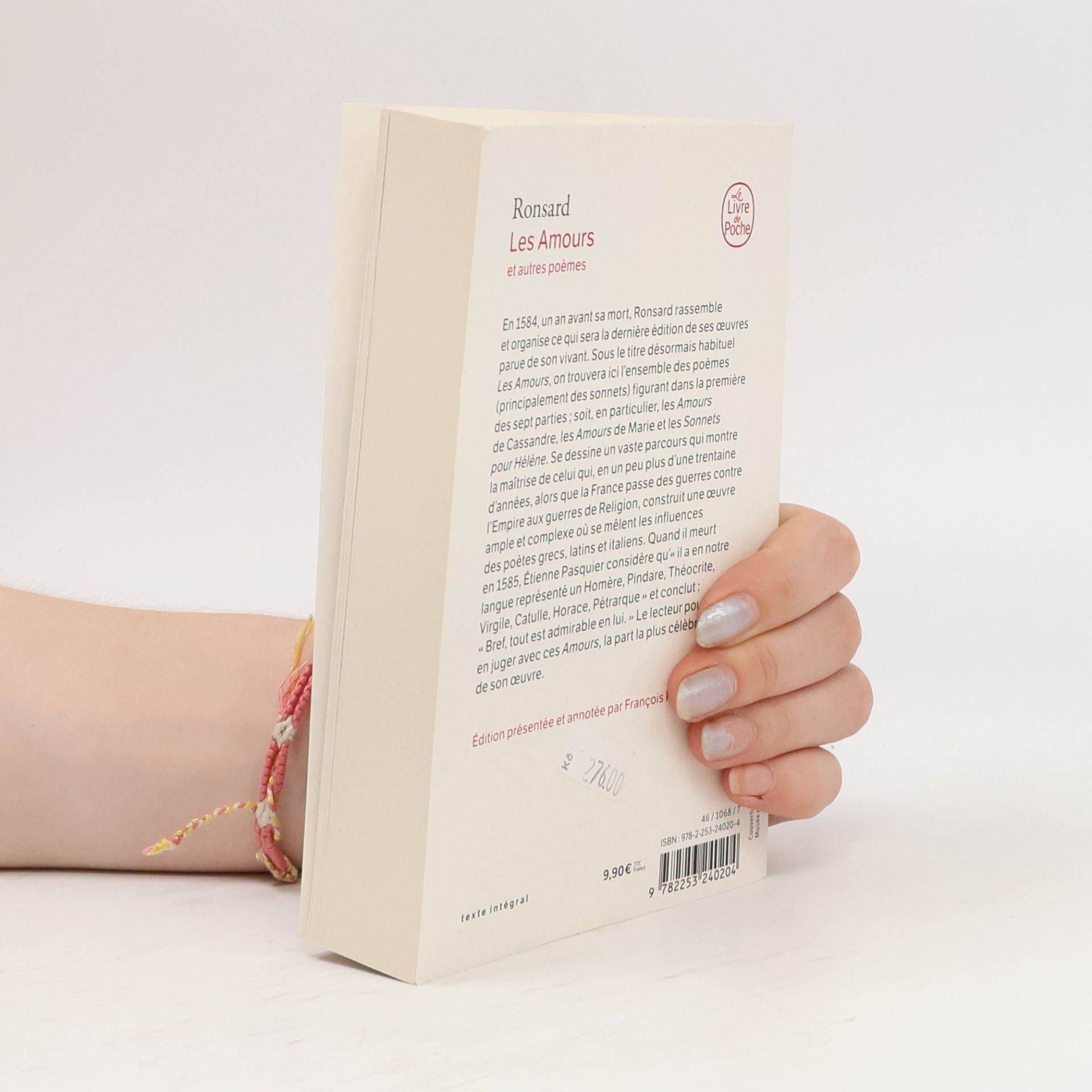 Pierre de Ronsard Le Livre de Poche Classiques: Les Amours