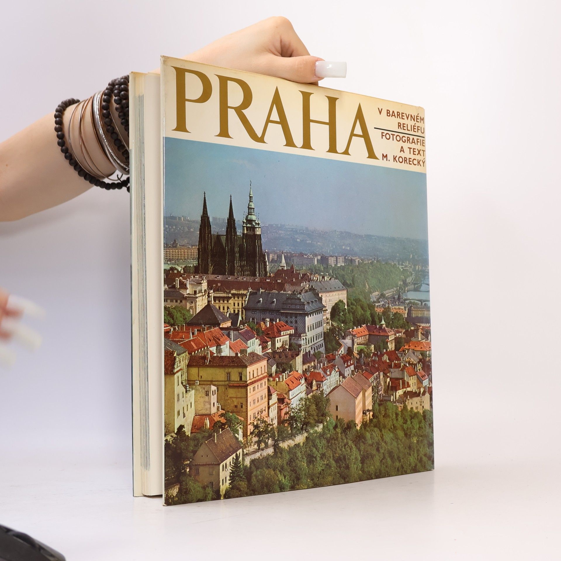 Miroslav Korecký Praha v barevném reliéfu