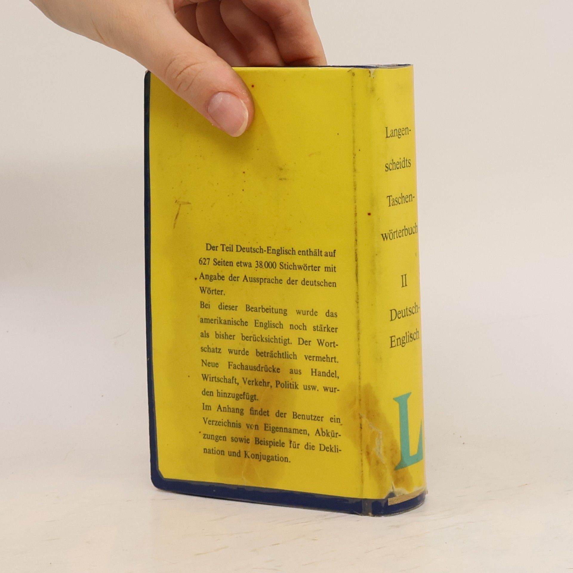 Kolektiv autorů Langenscheidts Taschenwörterbuch II.English-Deutsch