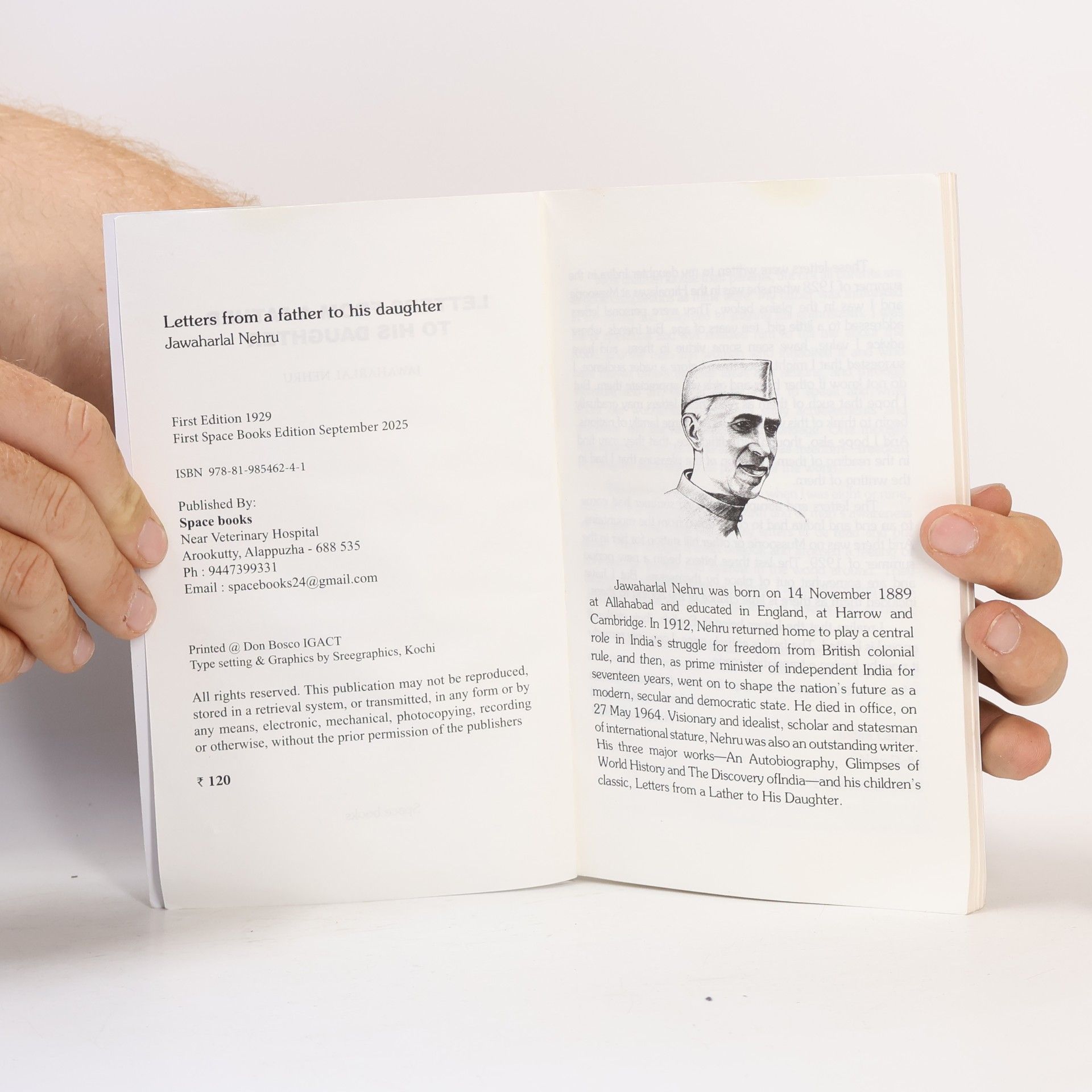 Jawaharlal Nehru Letters From A Father To His Daughter