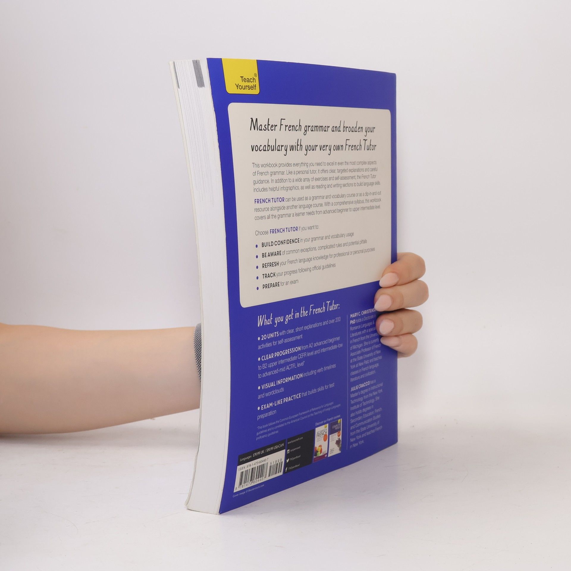Mary C. Christensen French Tutor. Grammar and Vocabulary Workbook