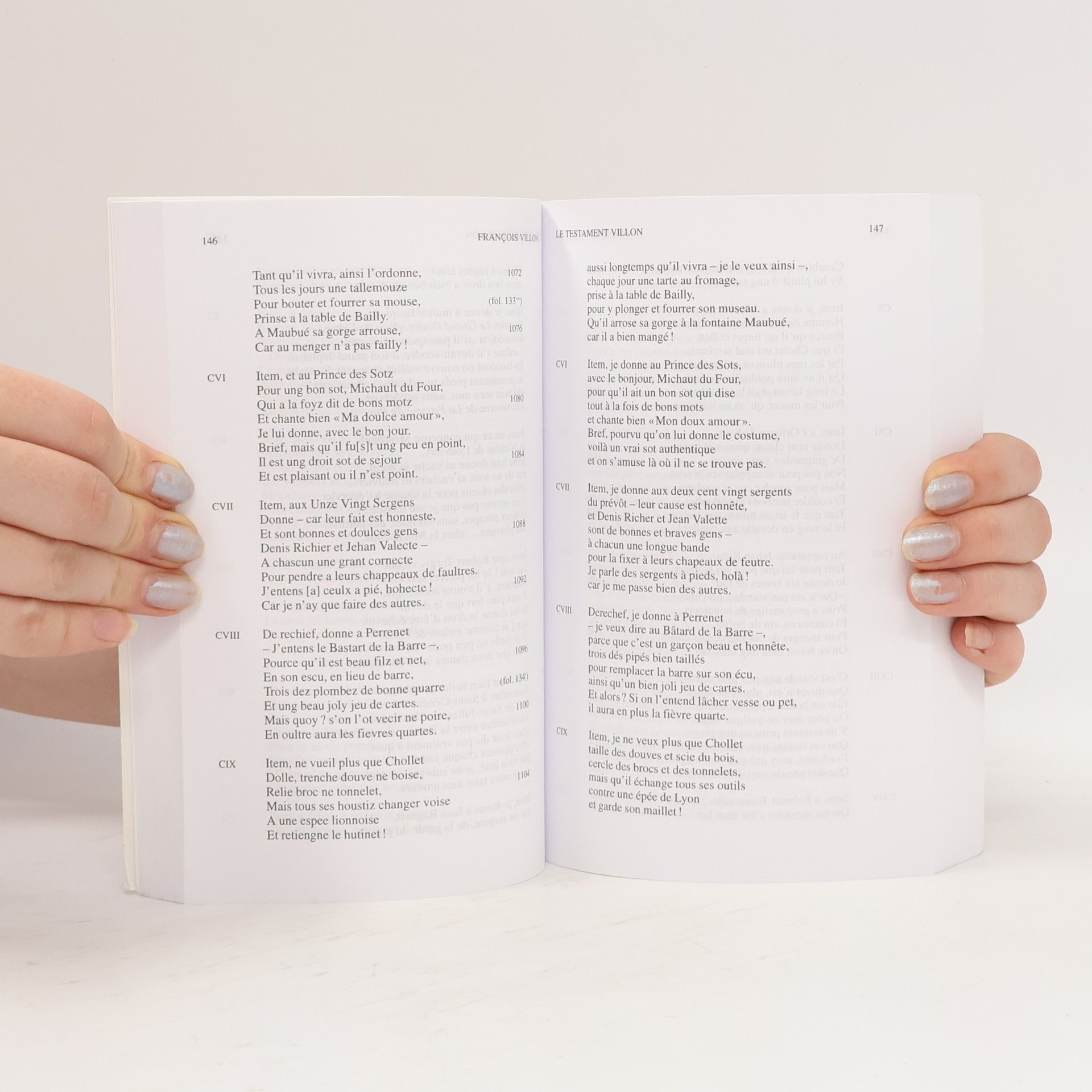 François Villon Champion Classiques: Lais, testament, poésies diverses