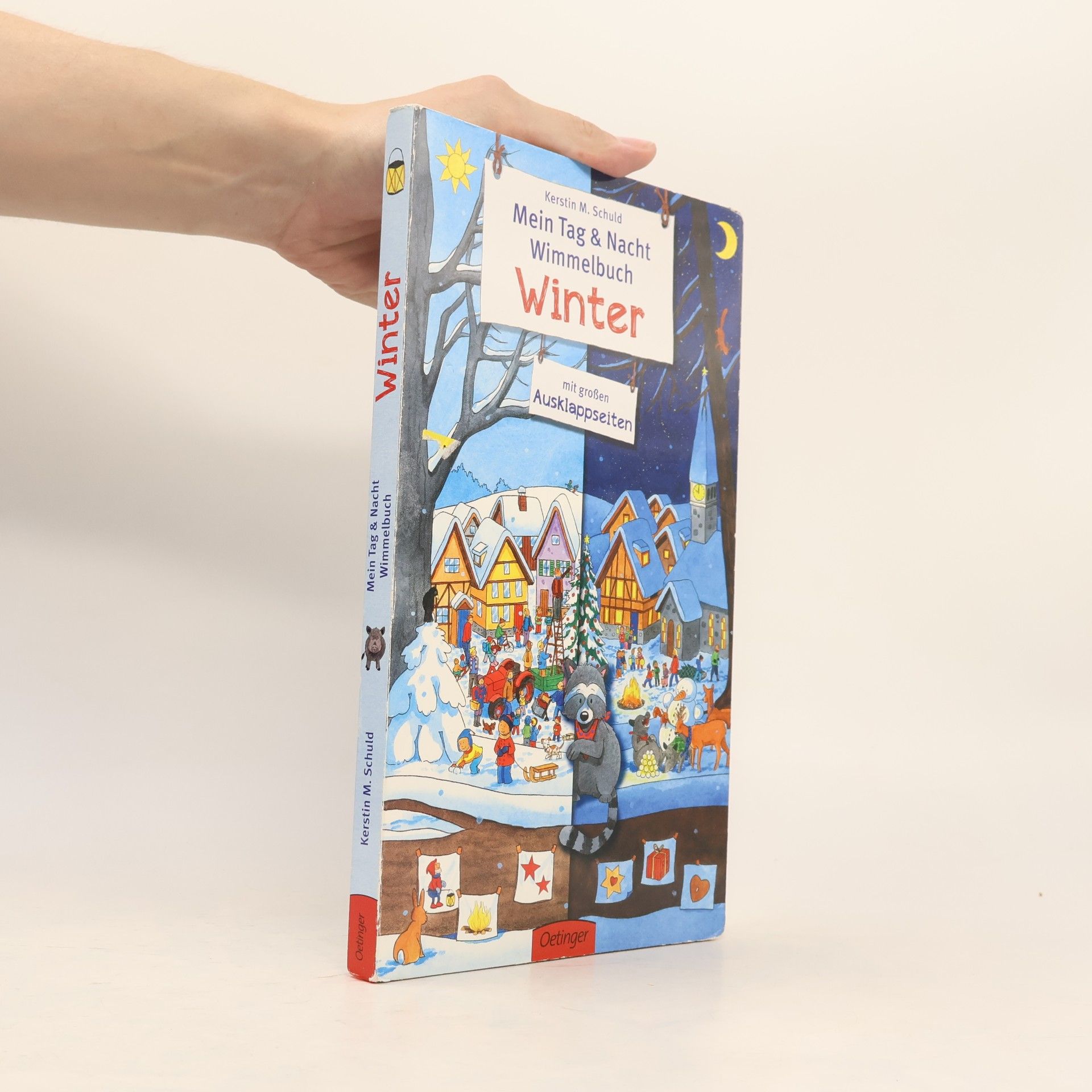 Kerstin M. Schuld Mein Tag und Nacht Wimmelbuch