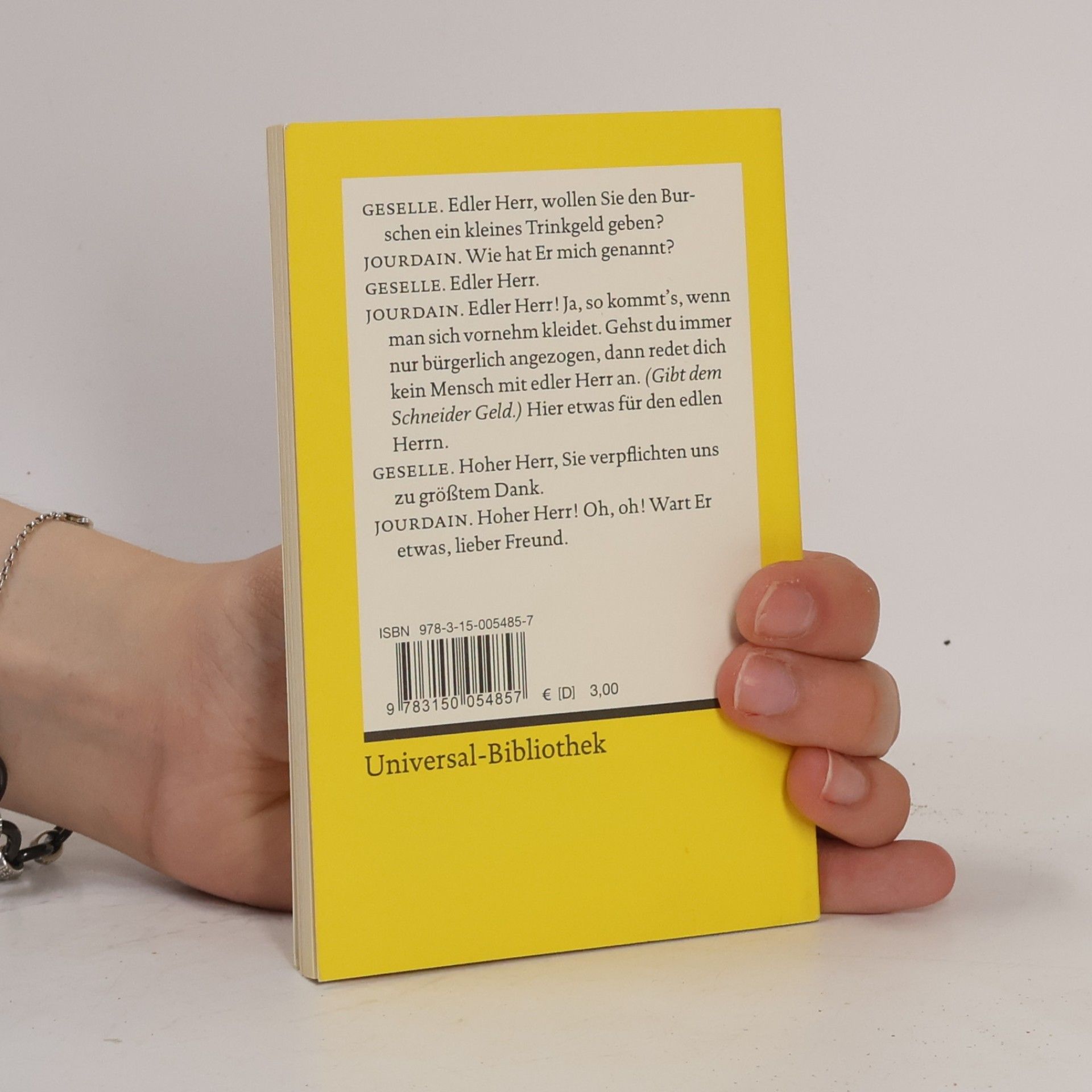Molière Der Bürger als Edelmann