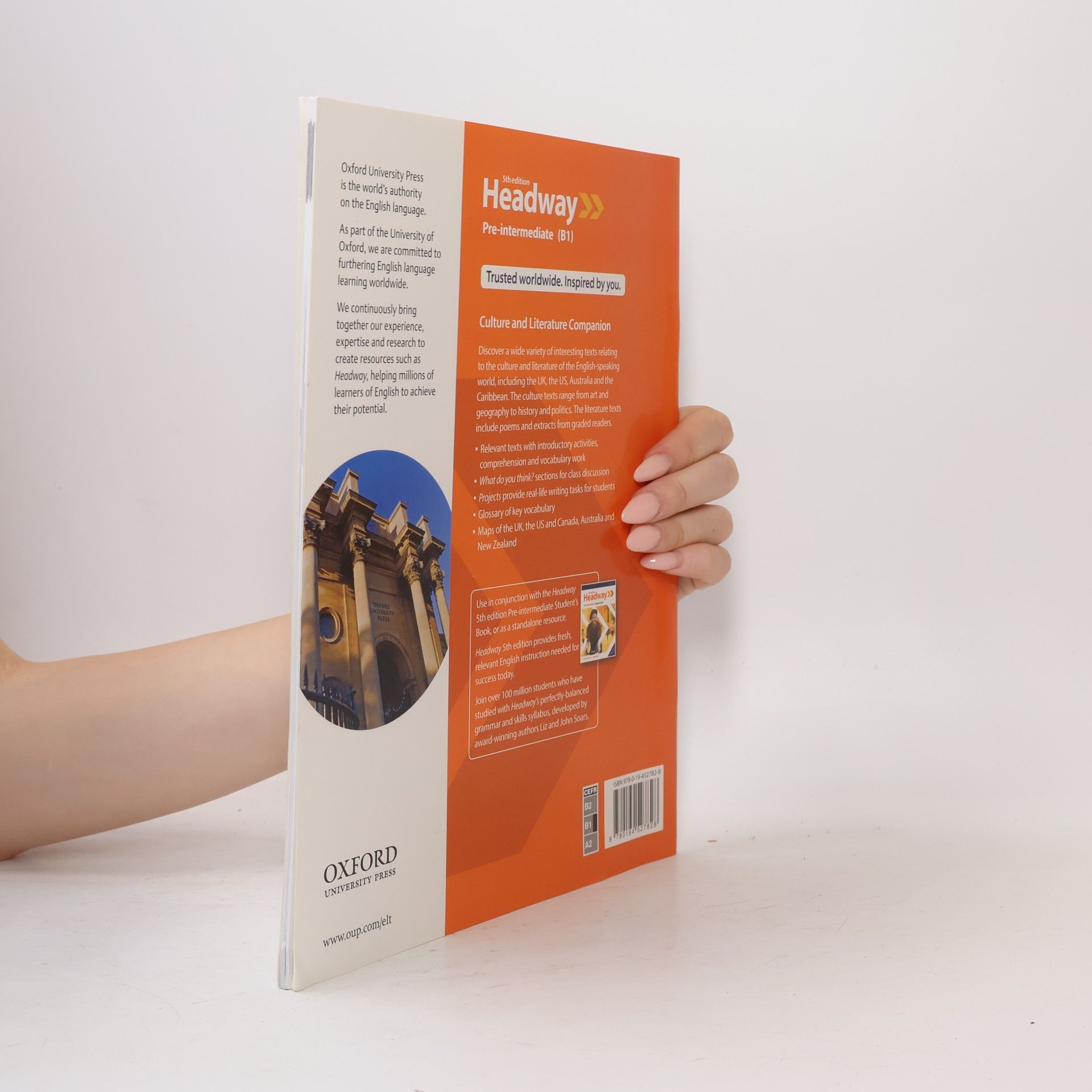 Chris Barker Headway Pre-Intermediate B1 (5th)Culture and Literature Companion