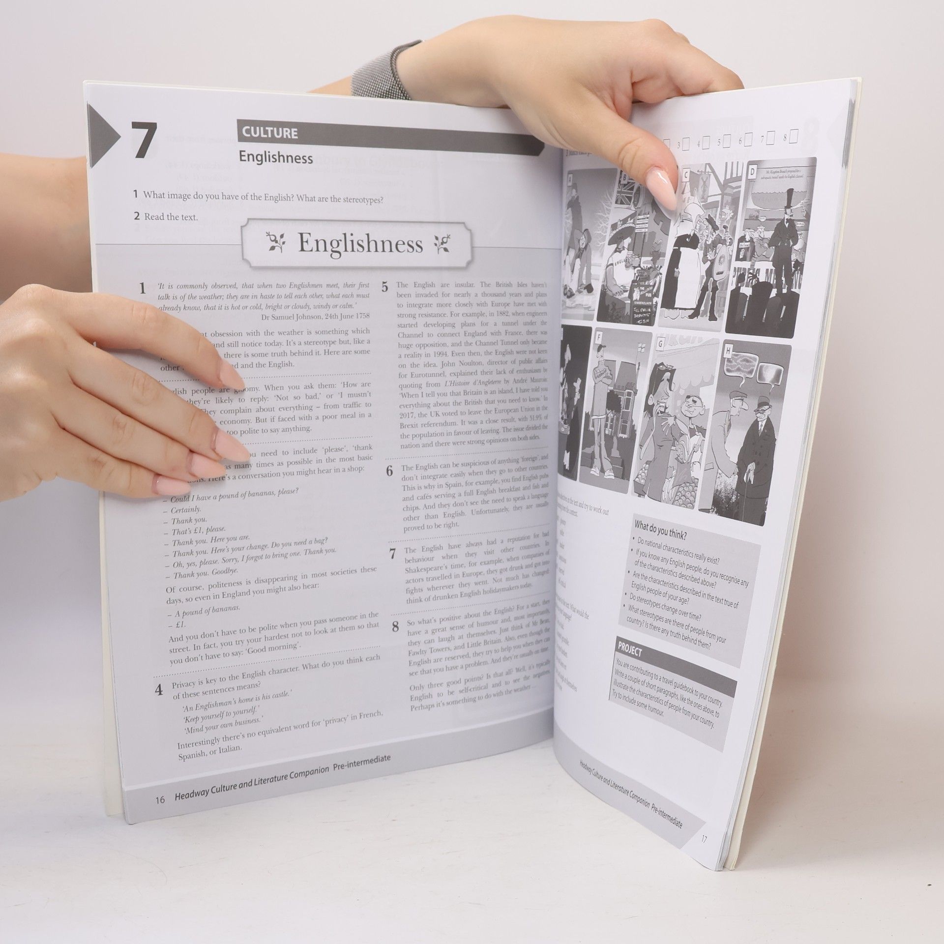 Chris Barker Headway Pre-Intermediate B1 (5th)Culture and Literature Companion