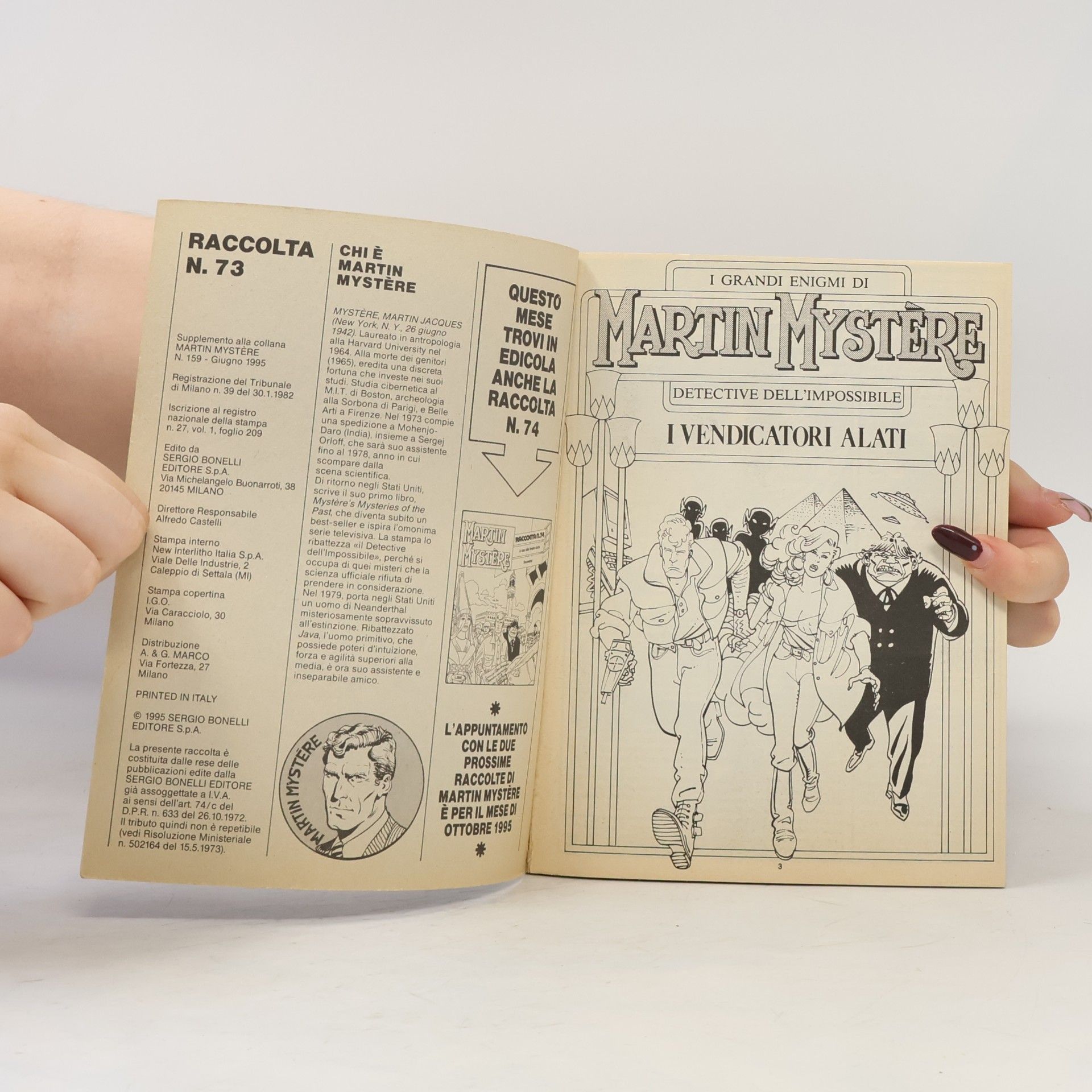 Autorenkollektiv Martin Mystère. Raccolta 73