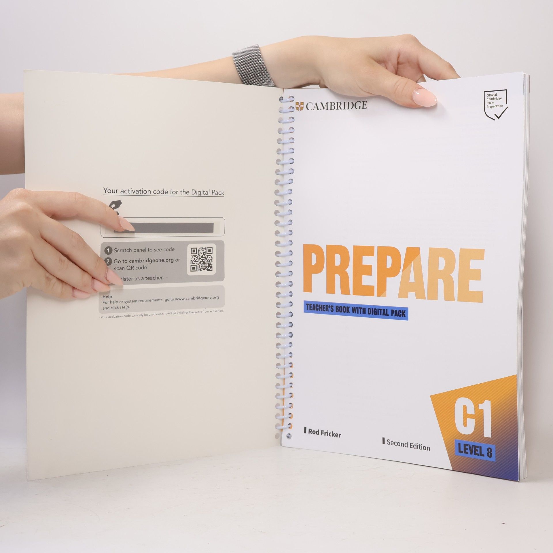 Rod Fricker Prepare Level 8 Teacher's Book with Digital Pack - Second Edition - C1