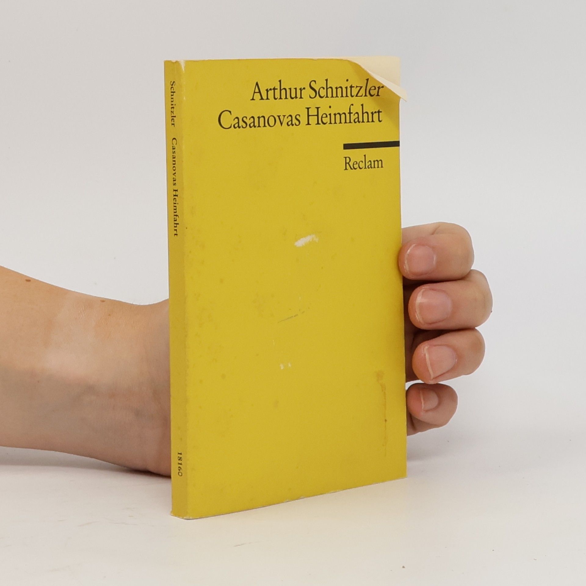 Arthur Schnitzler Casanovas Heimfahrt