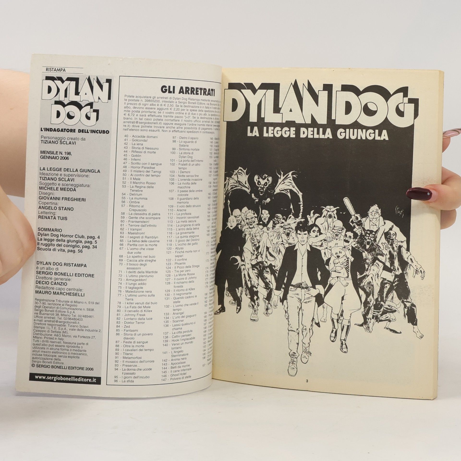Tiziano Sclavi Dylan Dog 198