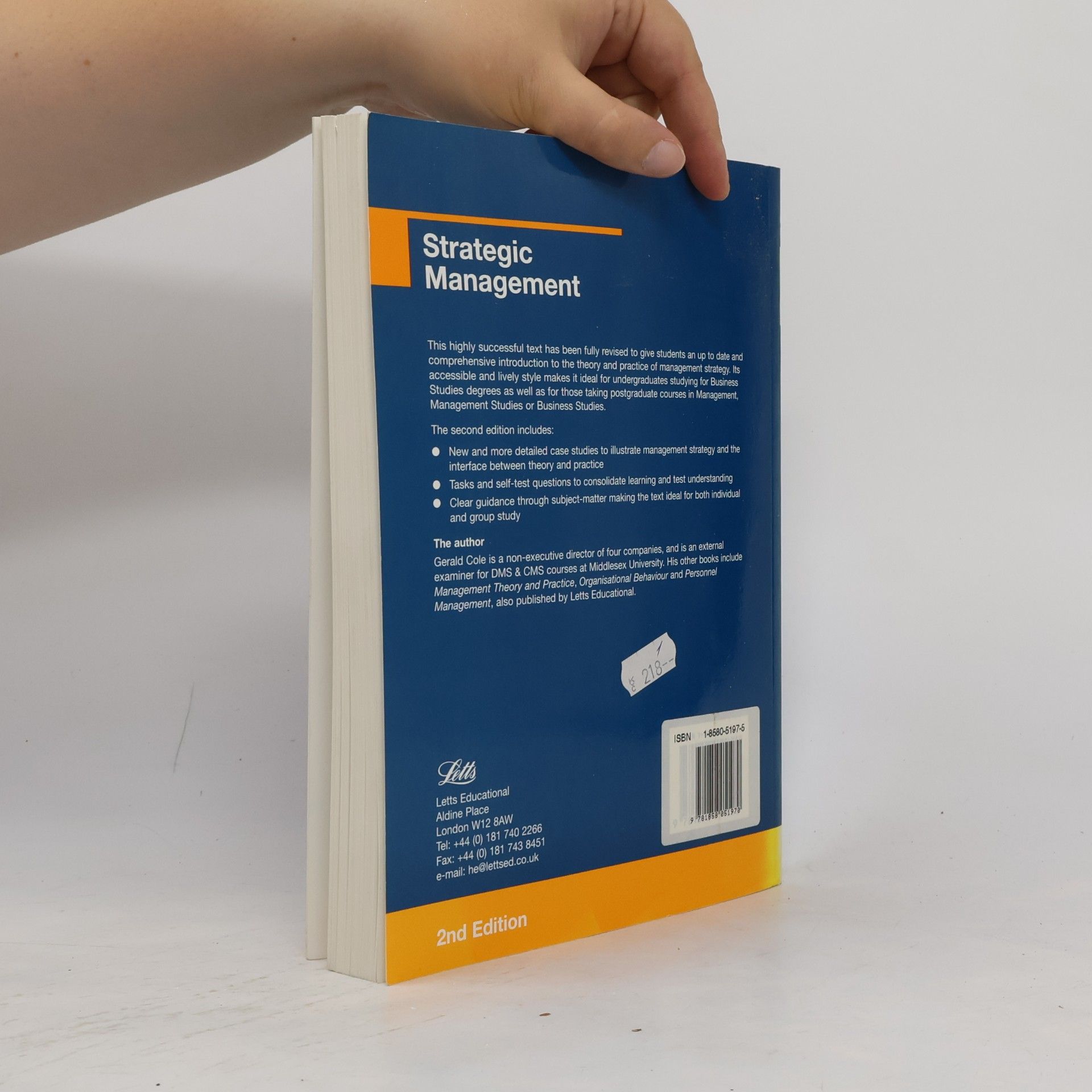 G A Cole Strategic Management - 2nd Edition