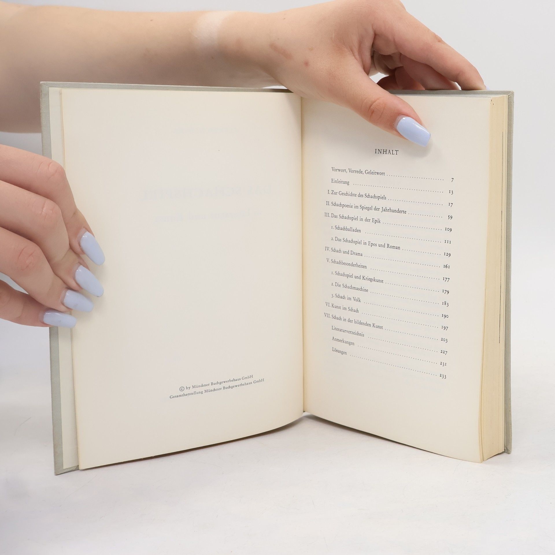 A. Kiefer Das Schachspiel in Literatur und Kunst