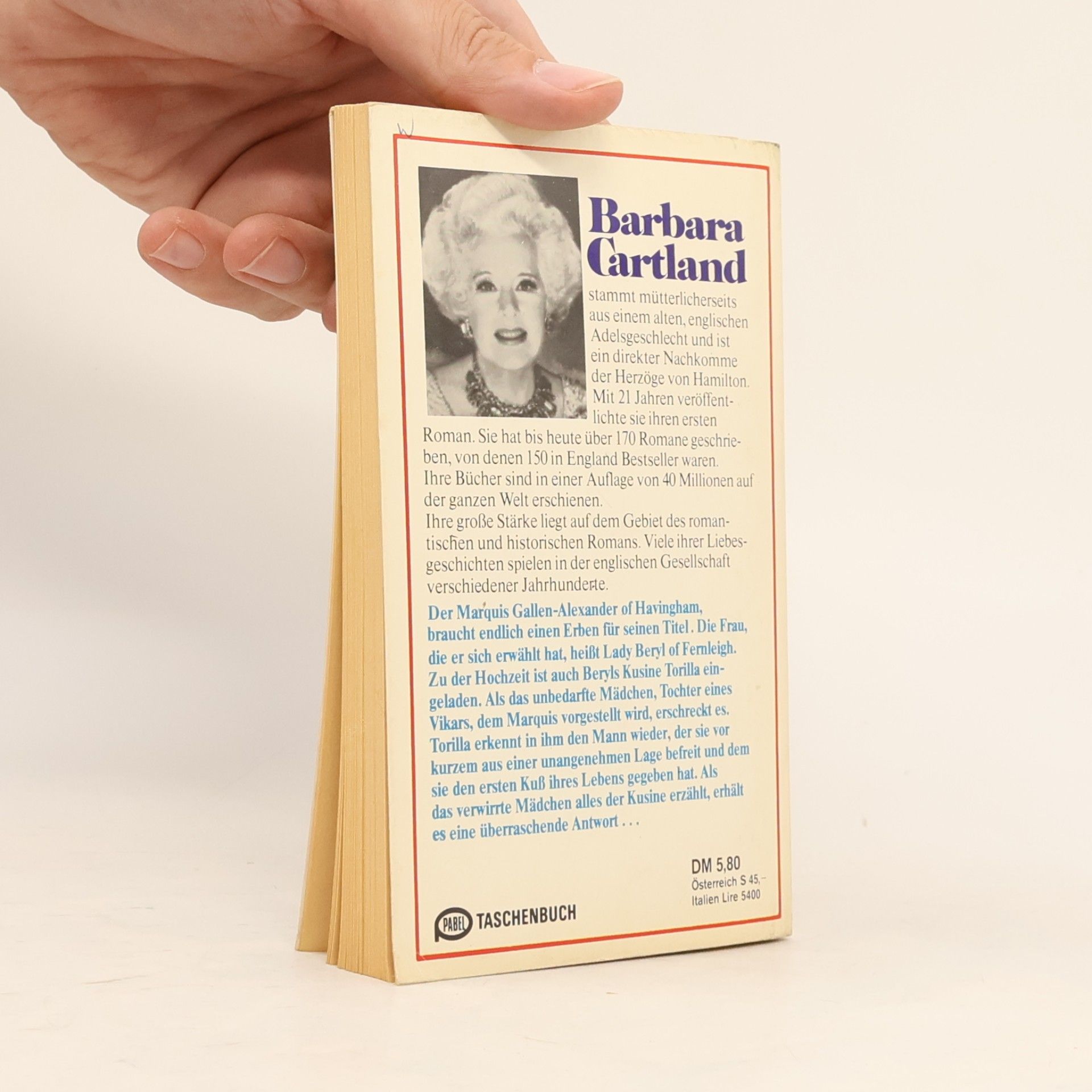 Barbara Cartland Die zärtliche Versuchung