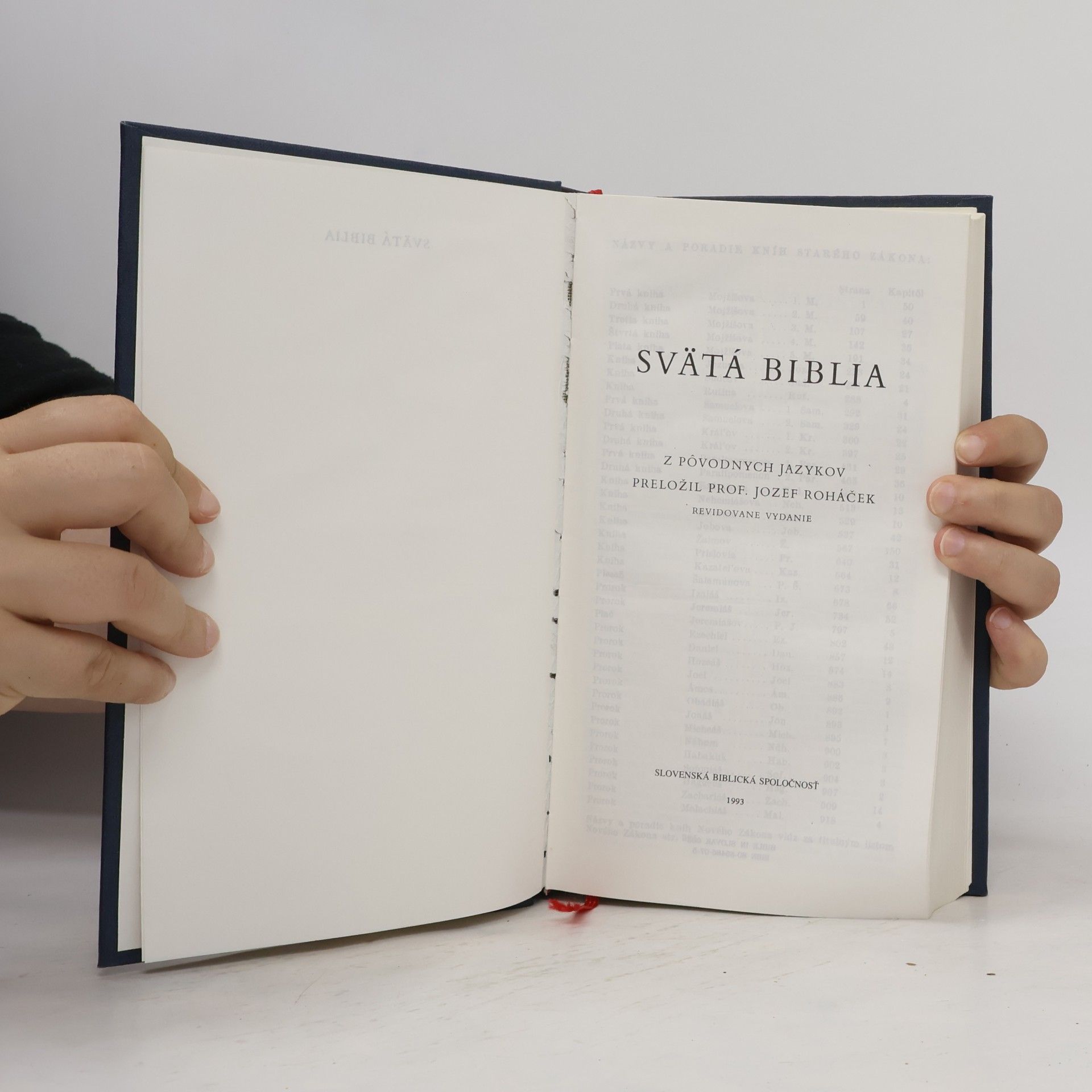 Jozef Roháček Svätá biblia